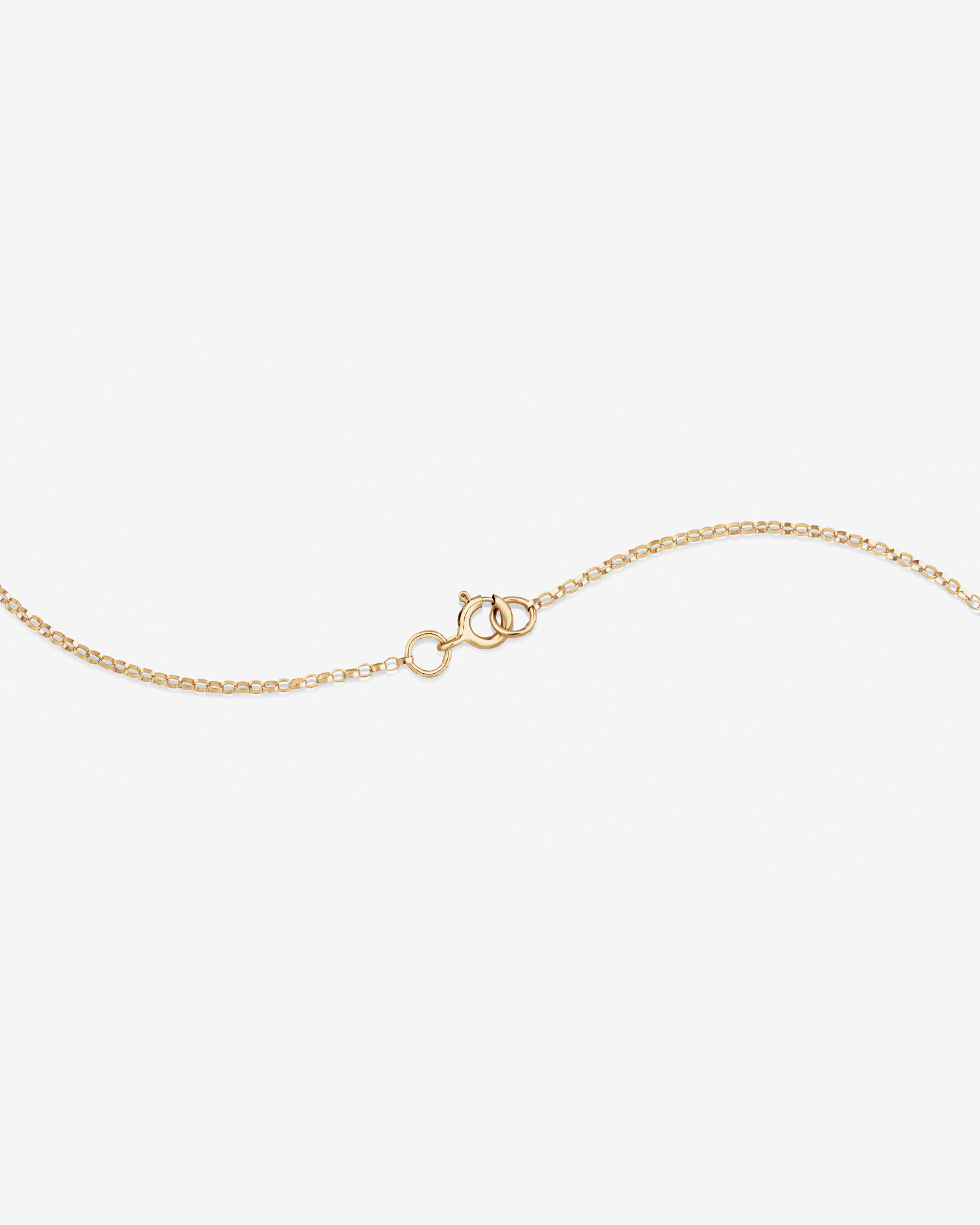 Collier à initiale « F » en or jaune 10 K à diamants totalisant 0,10 ct