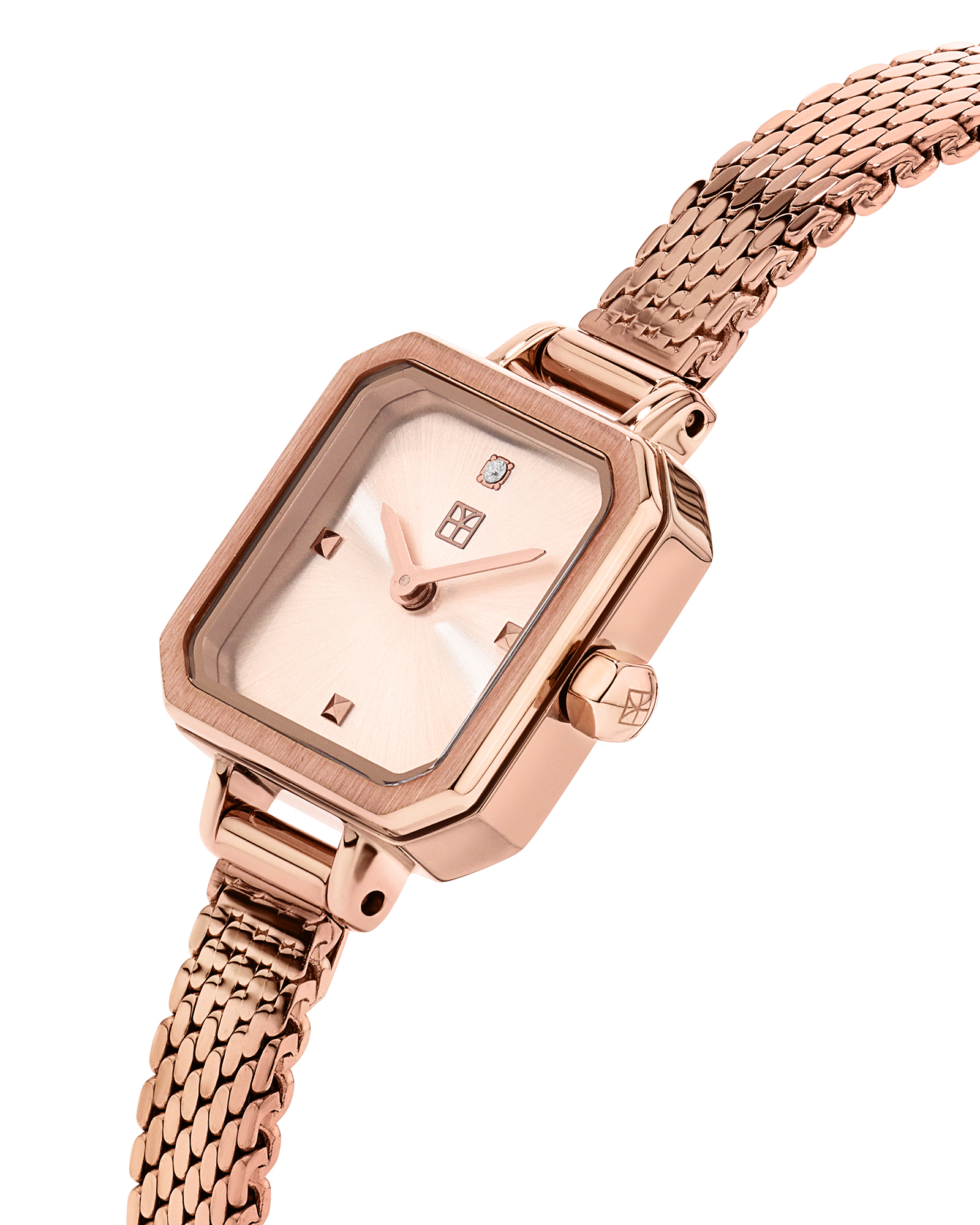 Women's 17mm Petite Watch in Rose-Toned Stainless Steel
