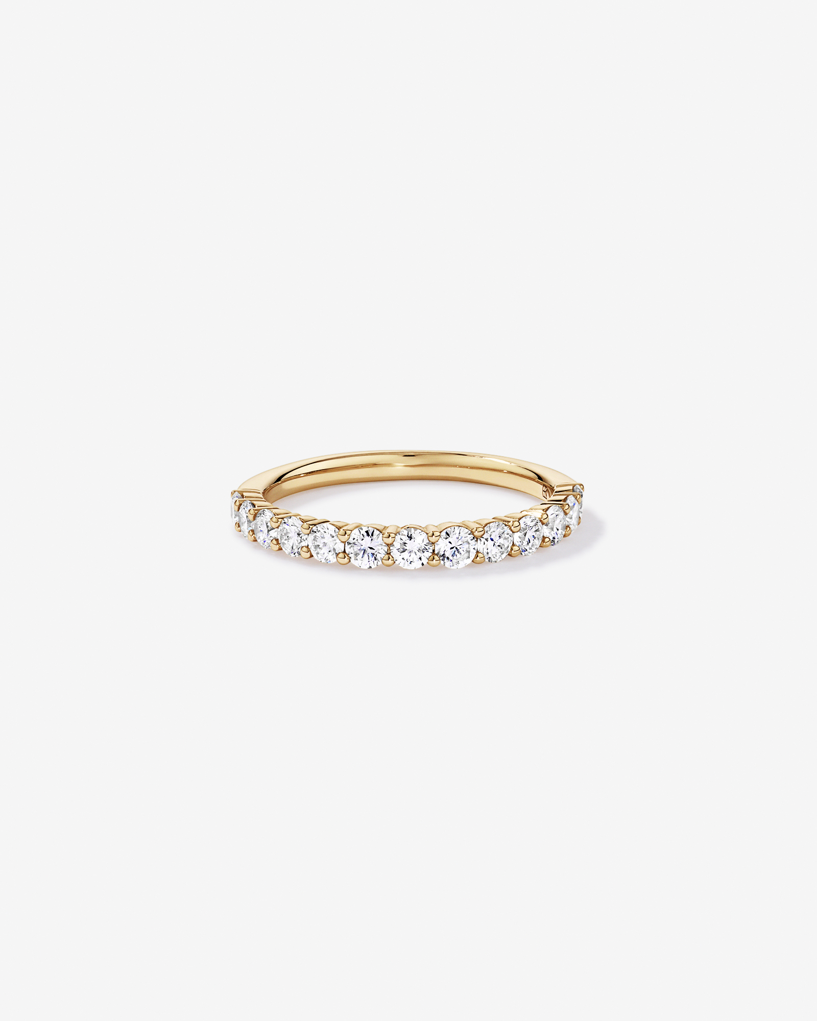 0.75 Carat TW Laboratory-Grown Diamond Wedding Band 10kt Yellow Gold