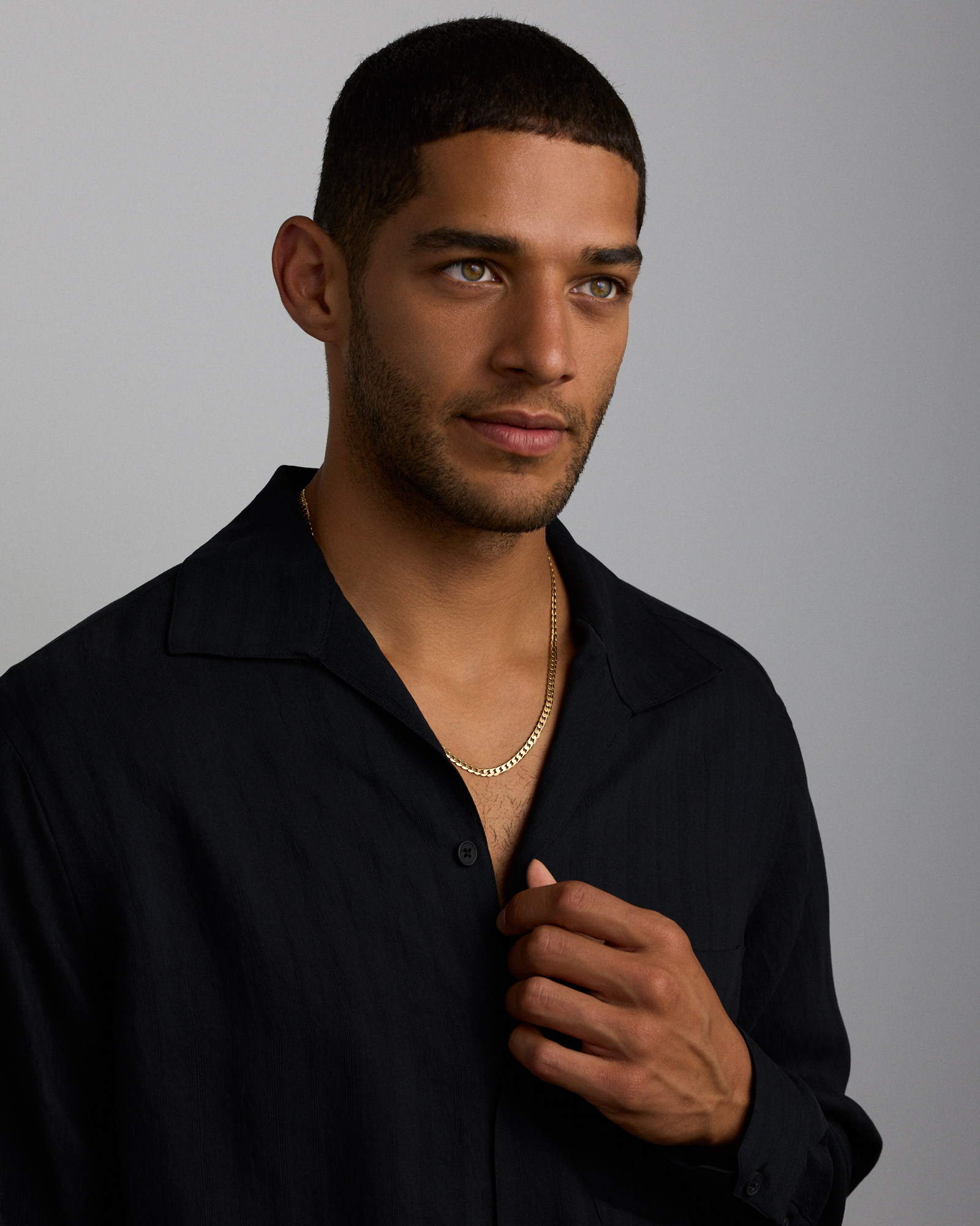 55cm (22") 4.5mm-5mm Width Curb Chain in 10kt Yellow Gold