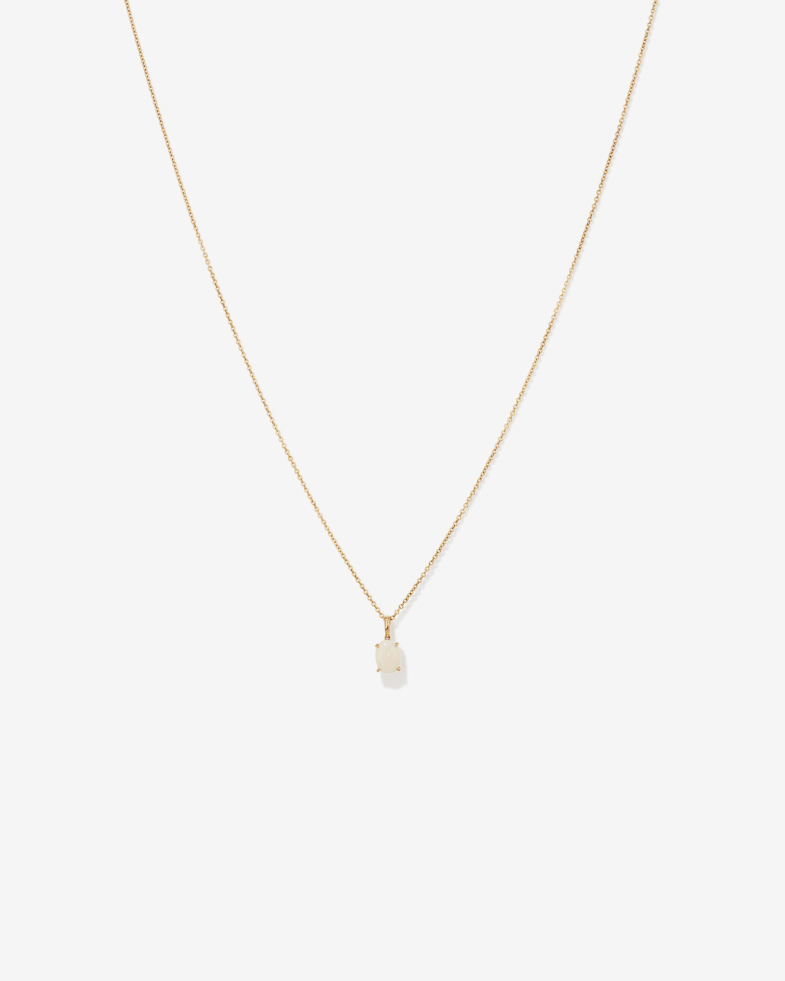 Australian Opal Pendant with Chain in 10kt Yellow Gold