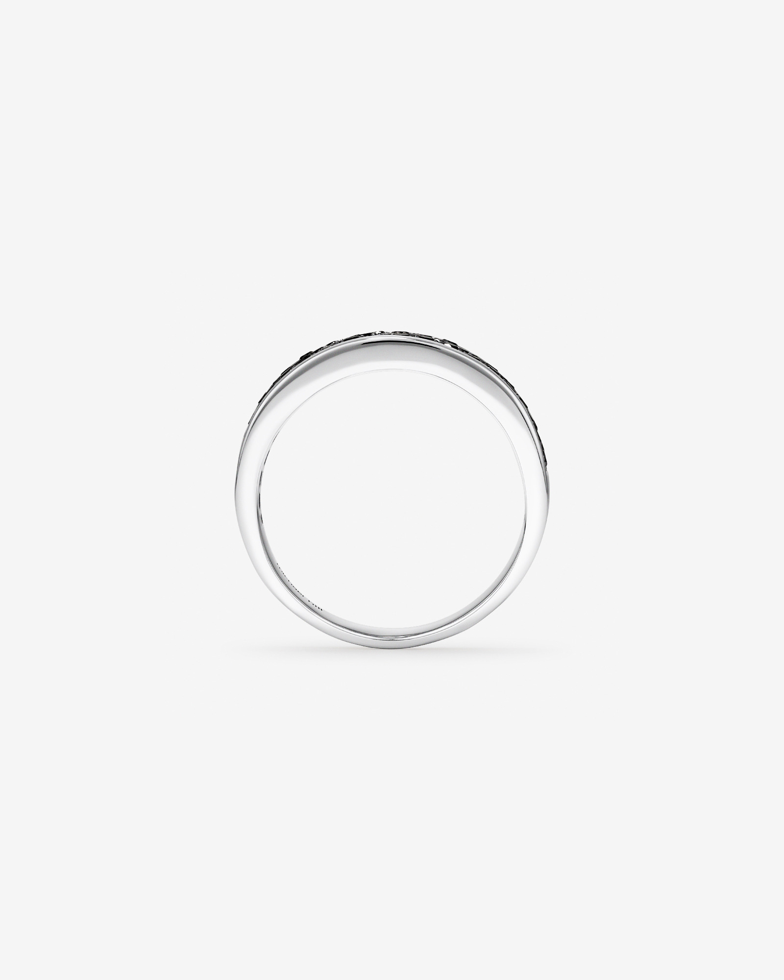 Black Diamond Pavé Ring with 1.00TW of Diamonds in 10kt White Gold
