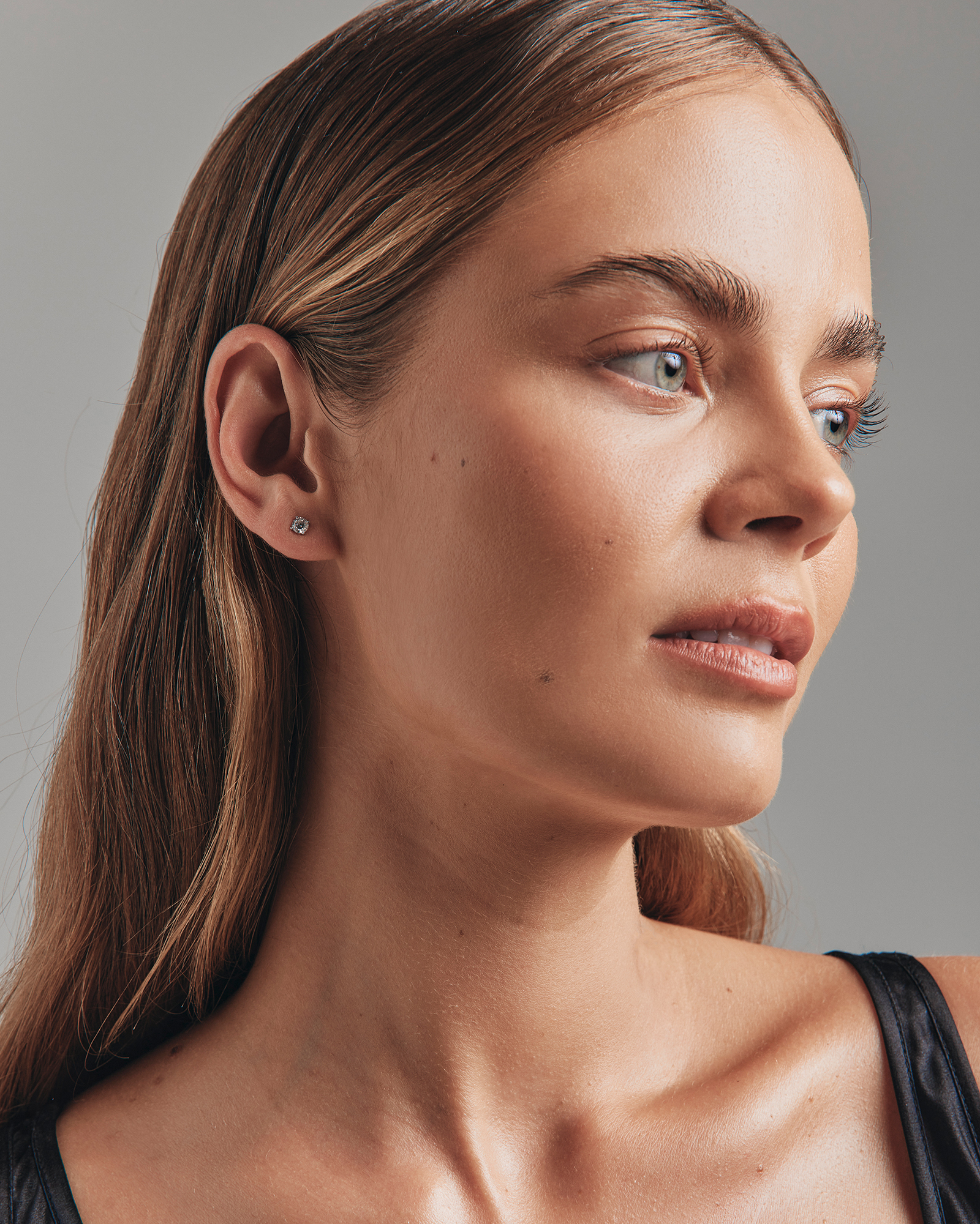 Carat TW Diamond Solitaire Stud Earrings 18kt Gold