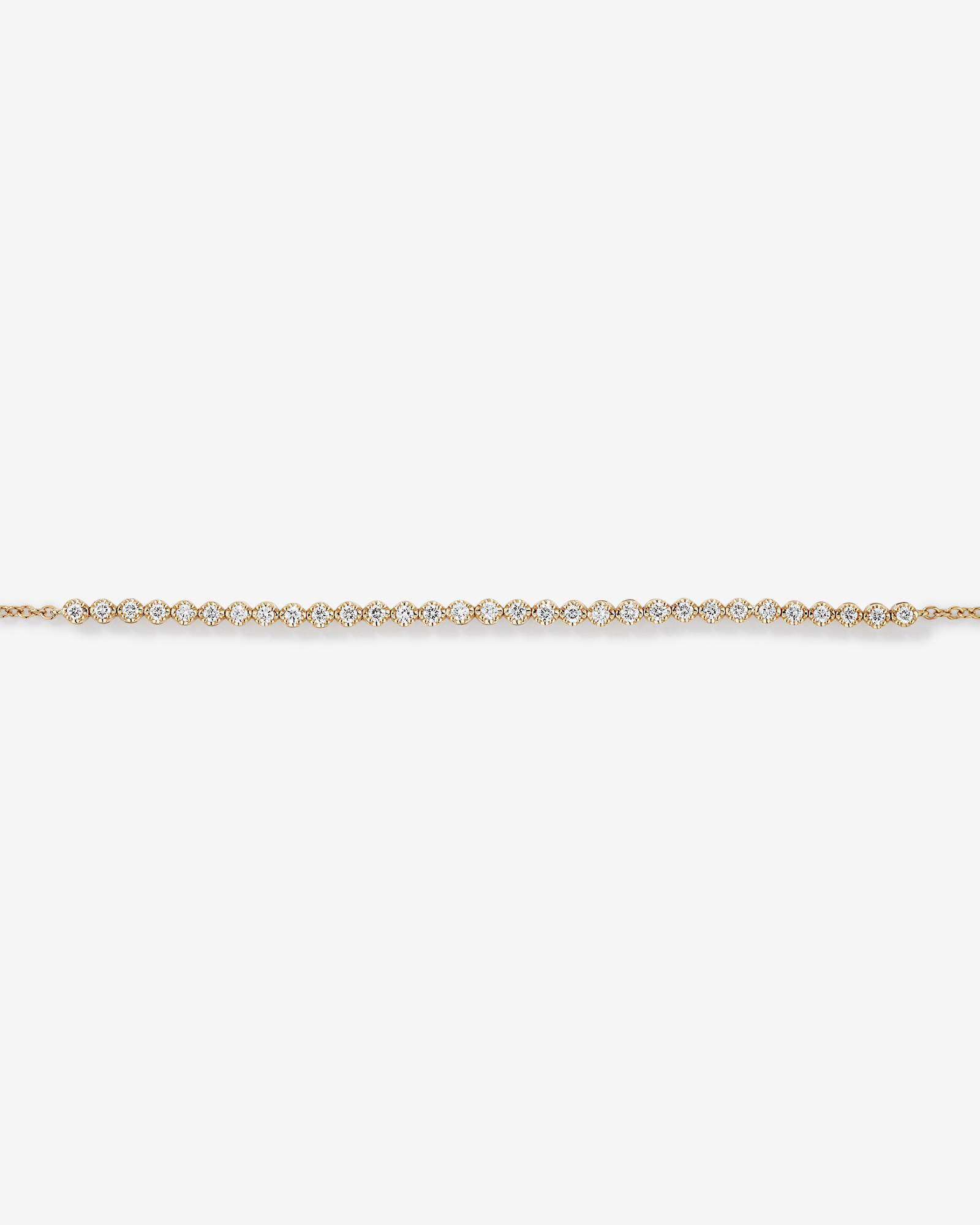 0.50 Carat TW Laboratory-Grown Diamond Tennis Bracelet in 10kt Yellow Gold
