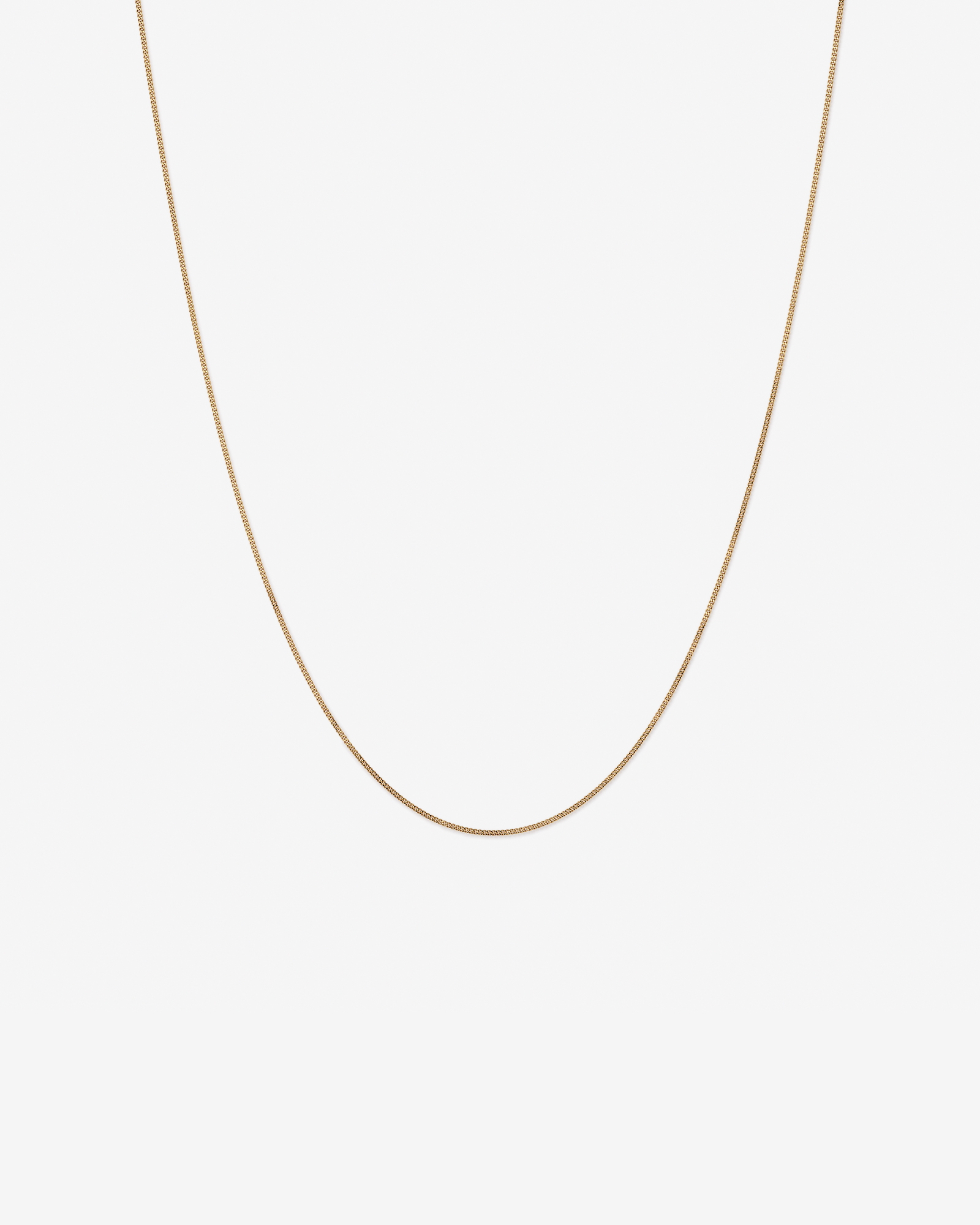 45cm (18") Curb Chain in 10kt Yellow Gold