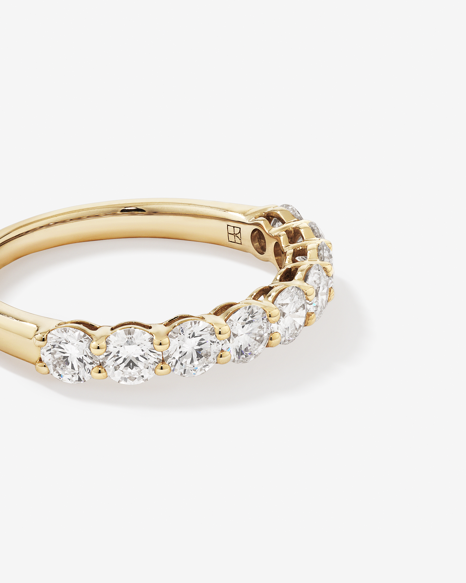1.30 Carat TW Round Brilliant Laboratory-Grown Diamond Wedding Ring 14kt Gold