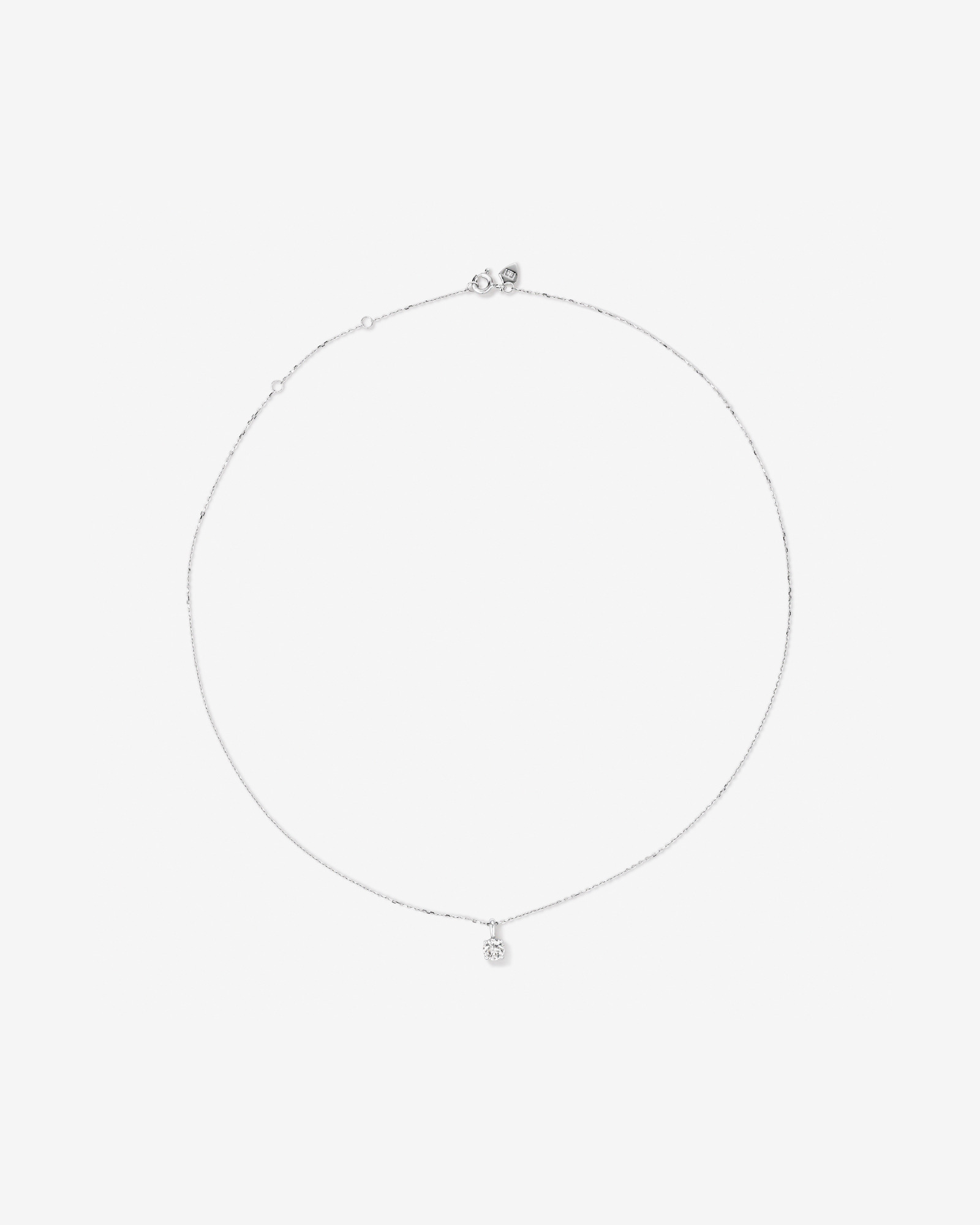 0.50 Carat TW Diamond Solitaire Pendant 18kt Yellow Gold