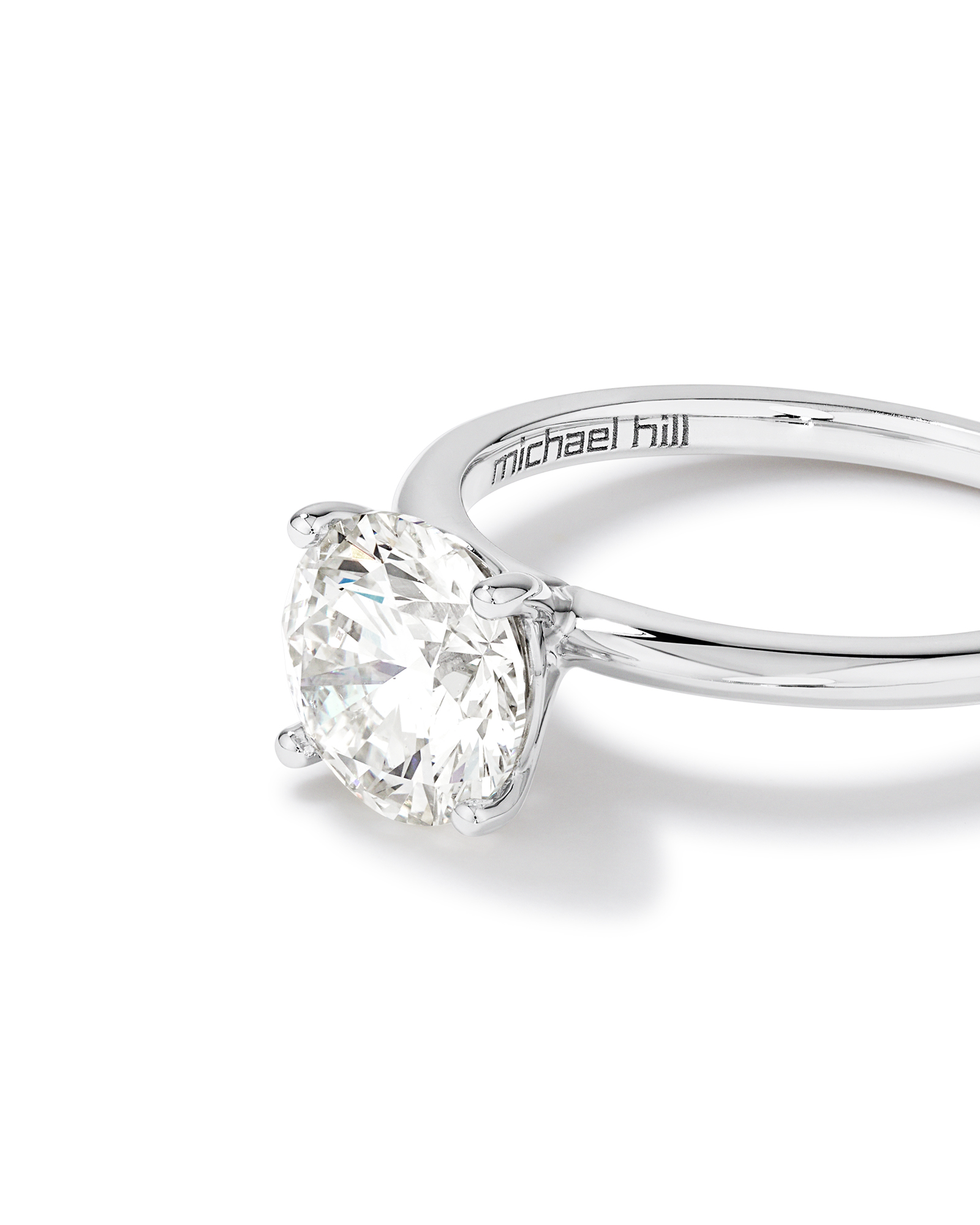 2 Carat Laboratory-Grown Diamond Ring in 14kt White Gold