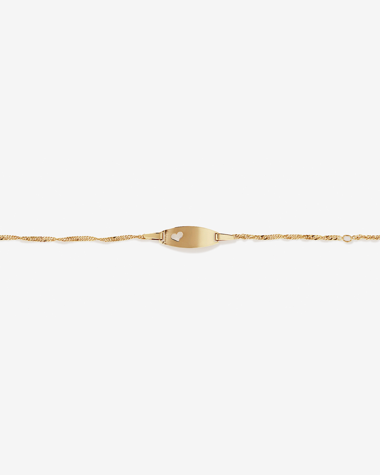 14cm (5.5") Baby Identity Bracelet in 10kt Yellow Gold