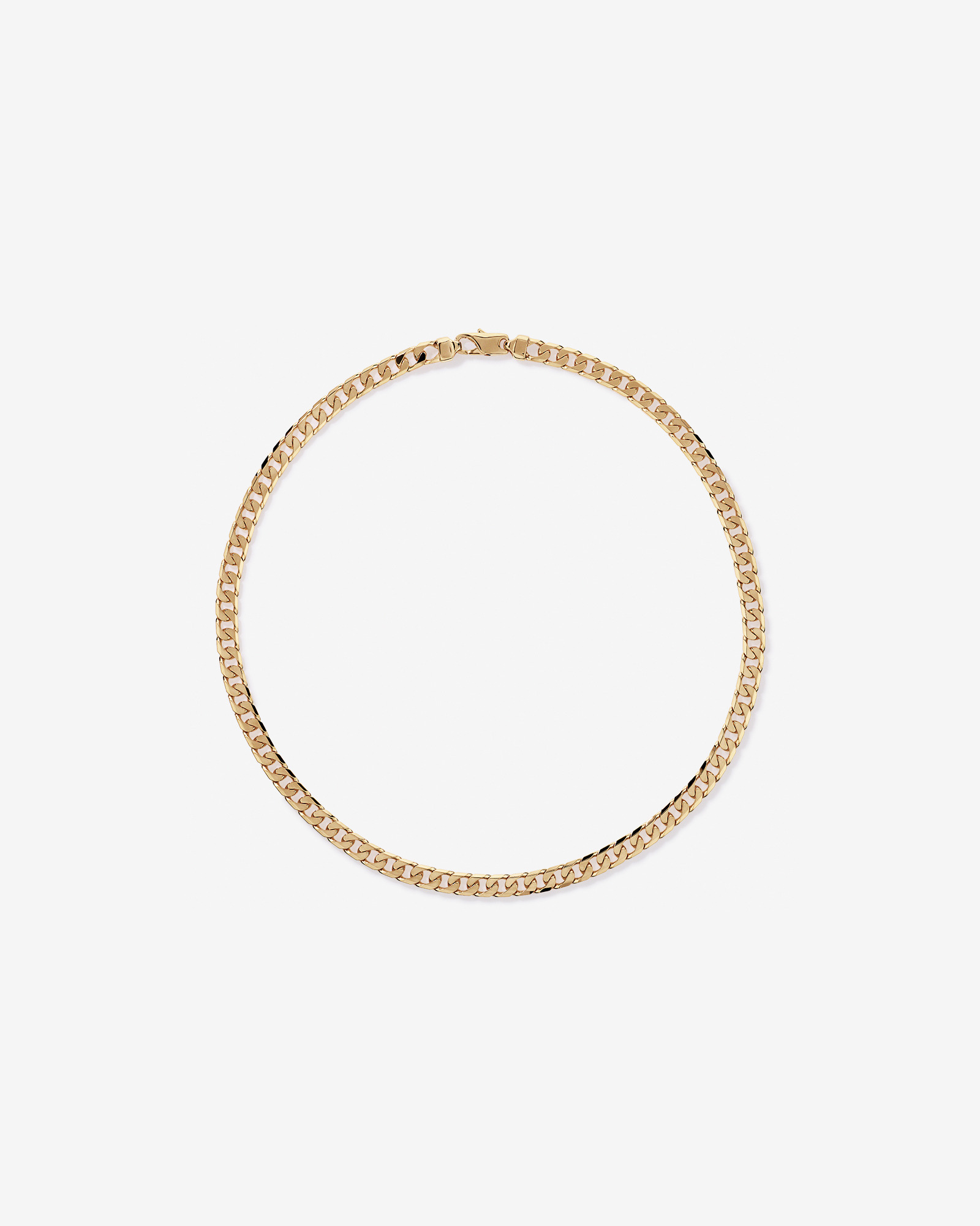 60cm Curb Chain in 18kt Vermeil