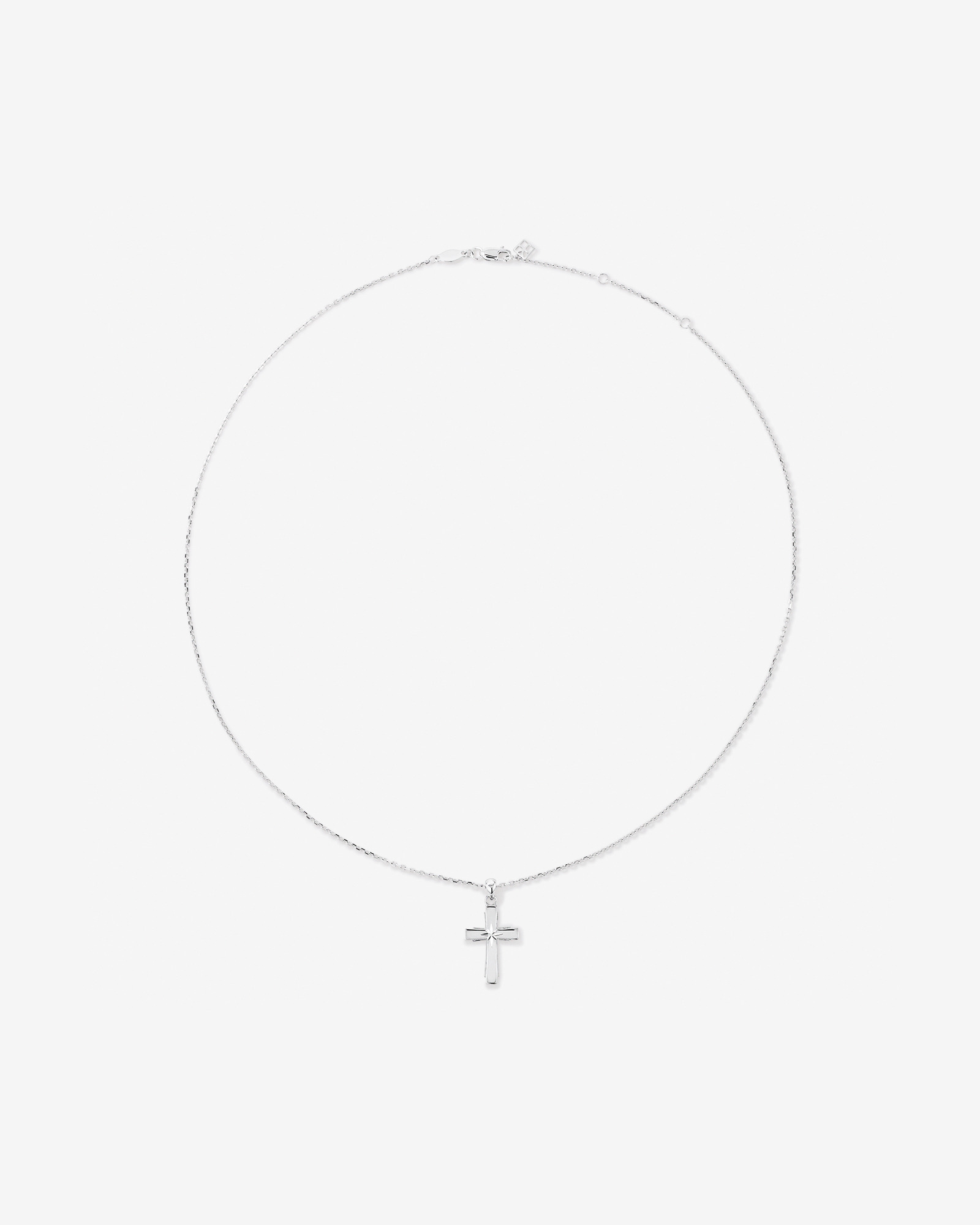 Cross Pendant Necklace in Sterling Silver