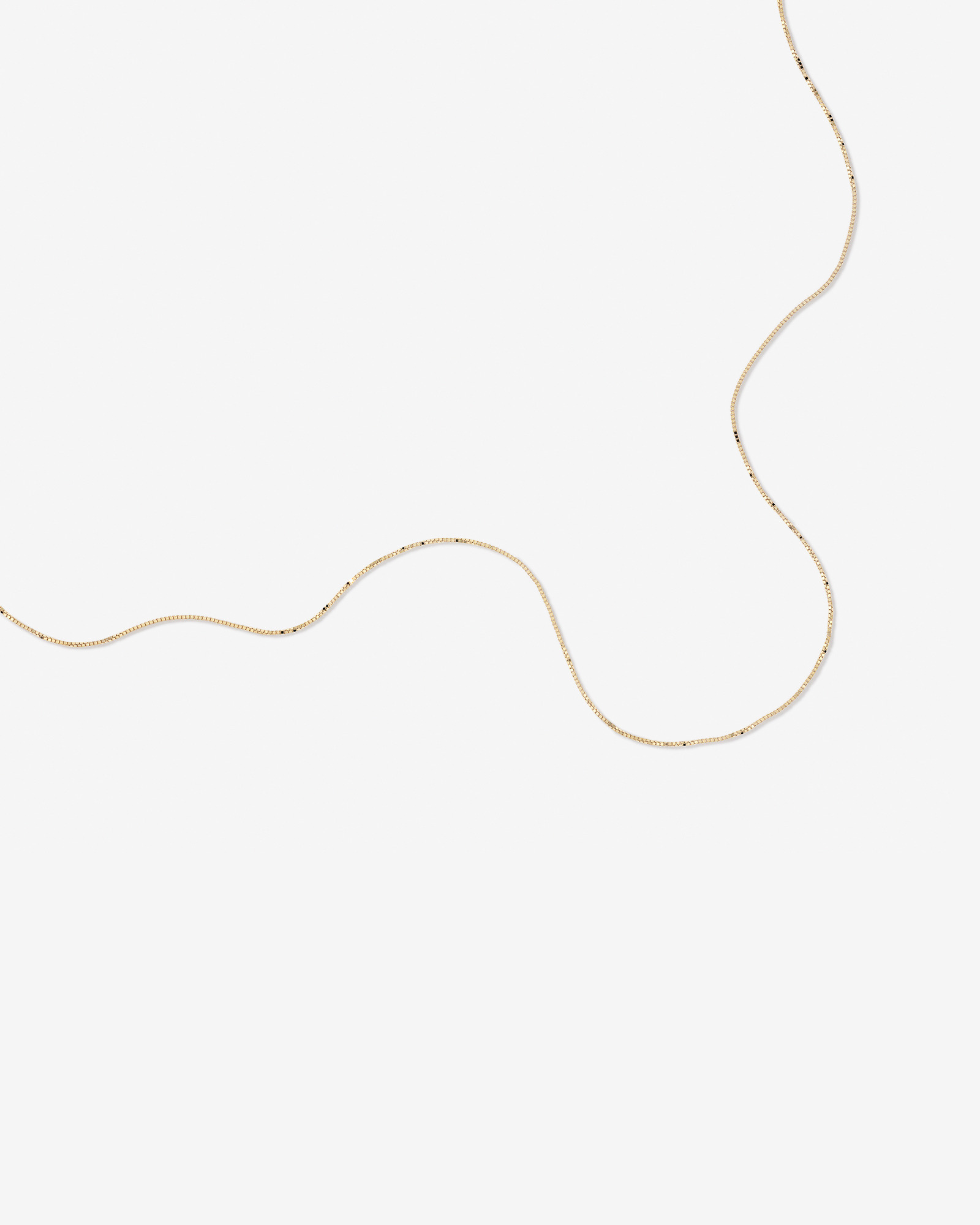 Chaîne à maille vénitienne en or jaune 10 K, 55 cm