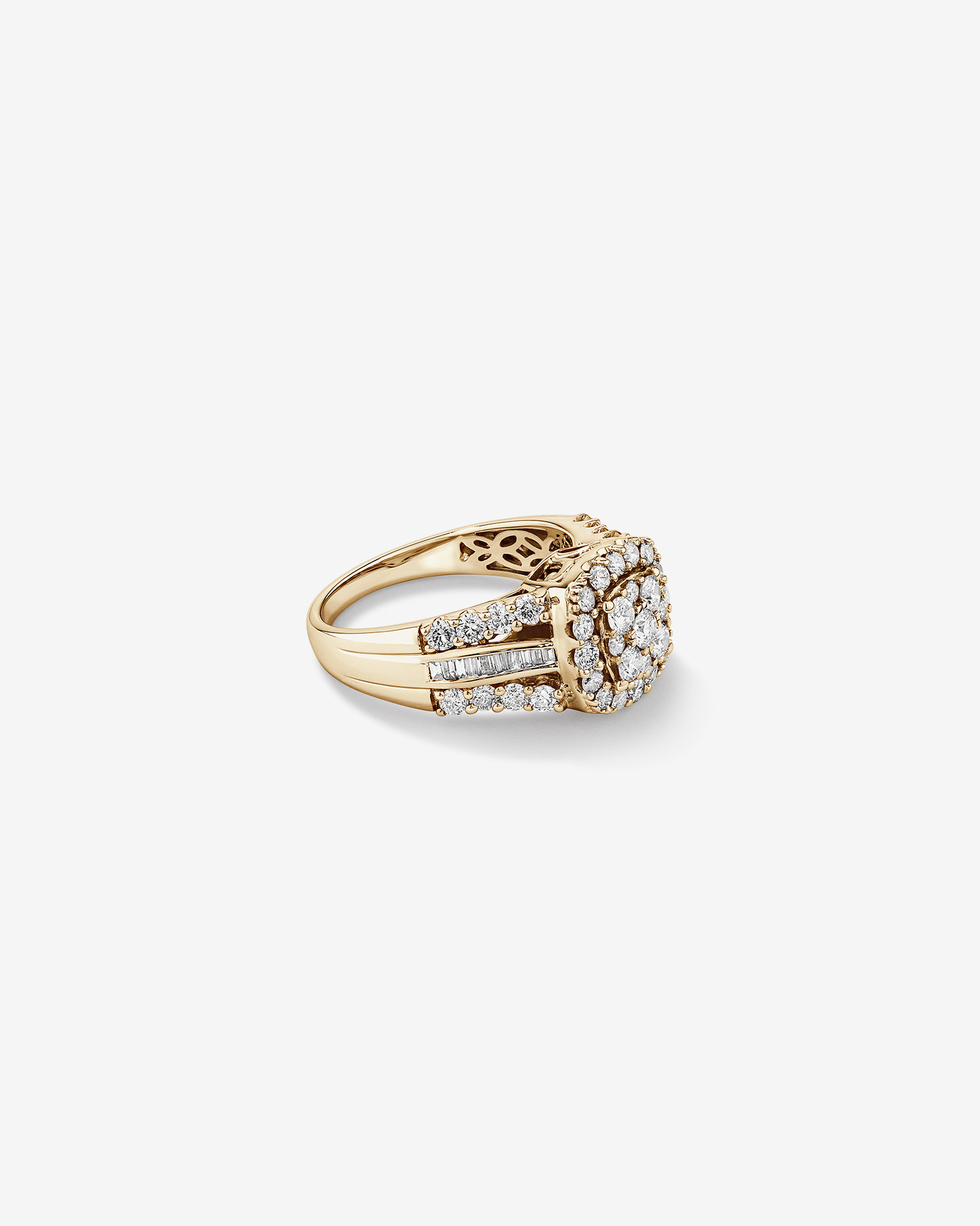 Engagement Ring with 1.50 Carat TW of Diamonds in 14kt Yellow Gold