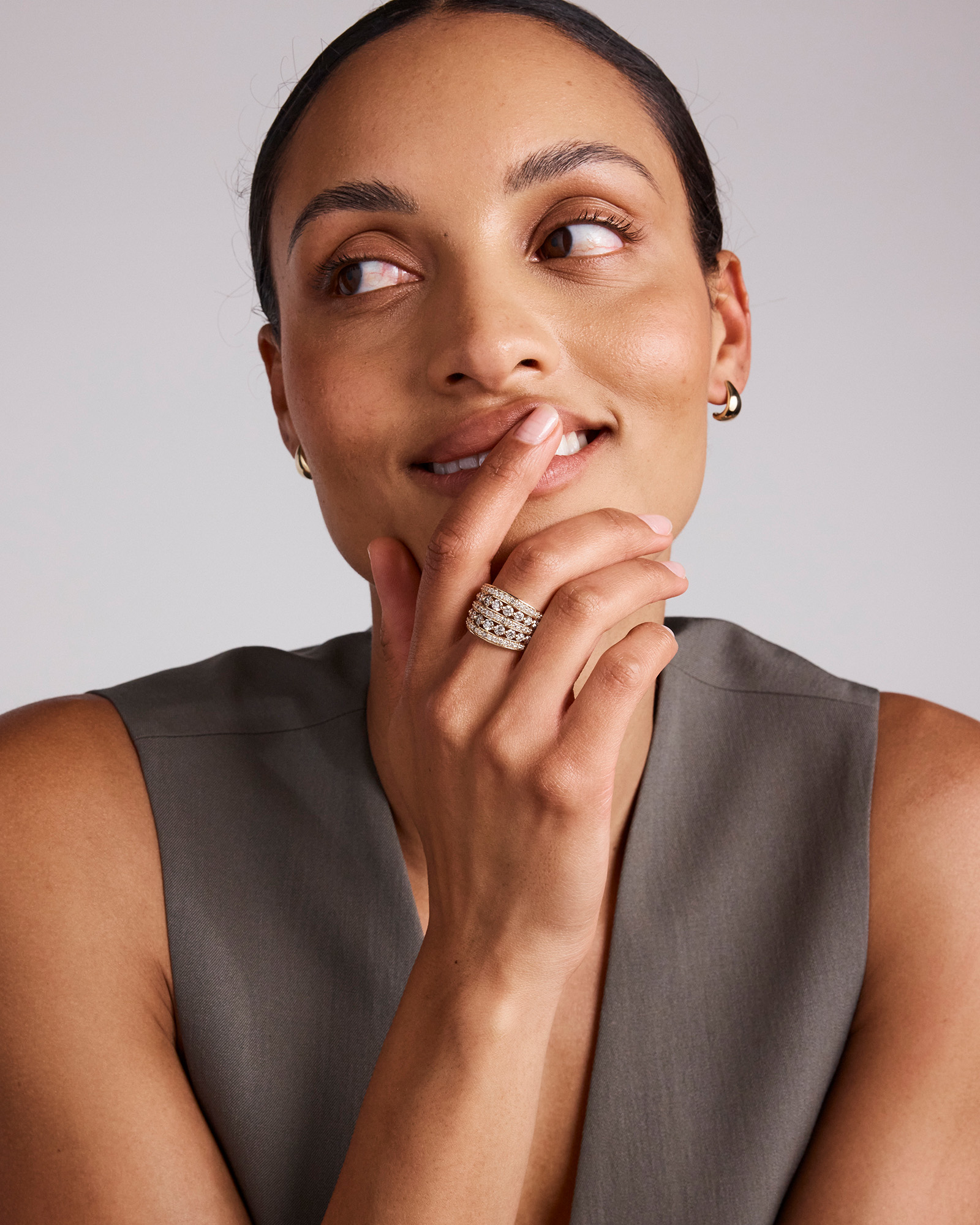 Bague TW Infinite Diamonds 2,25 carats en or jaune 10 carats