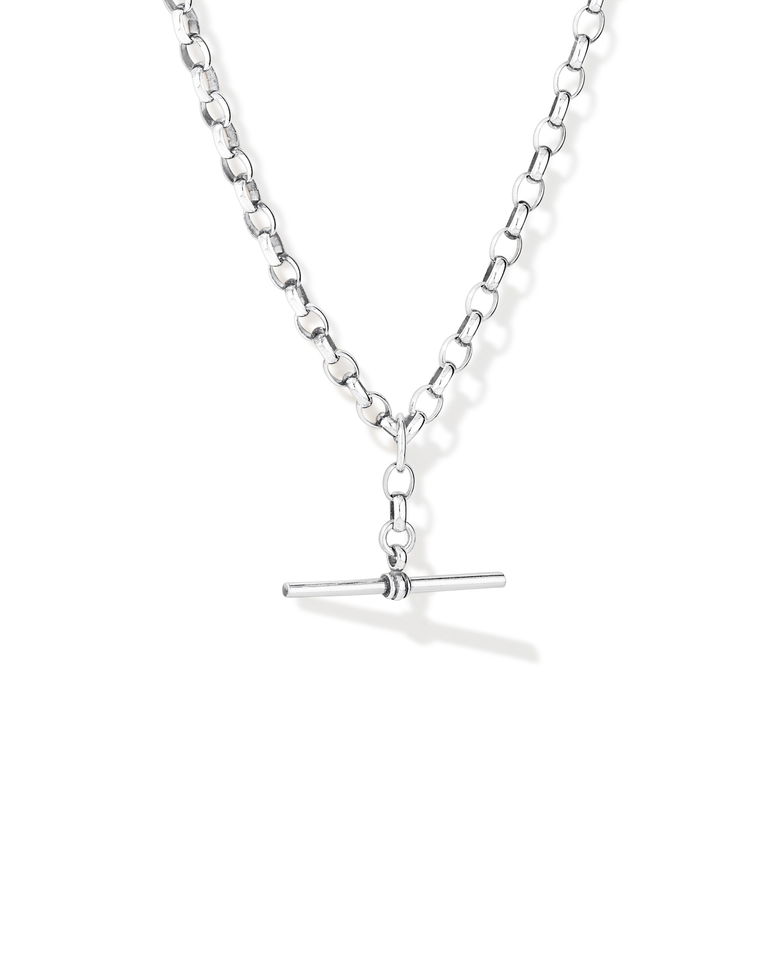 Chaîne belcher à breloque en argent sterling de 45 cm, 4,5 mm à 5 mm de largeur