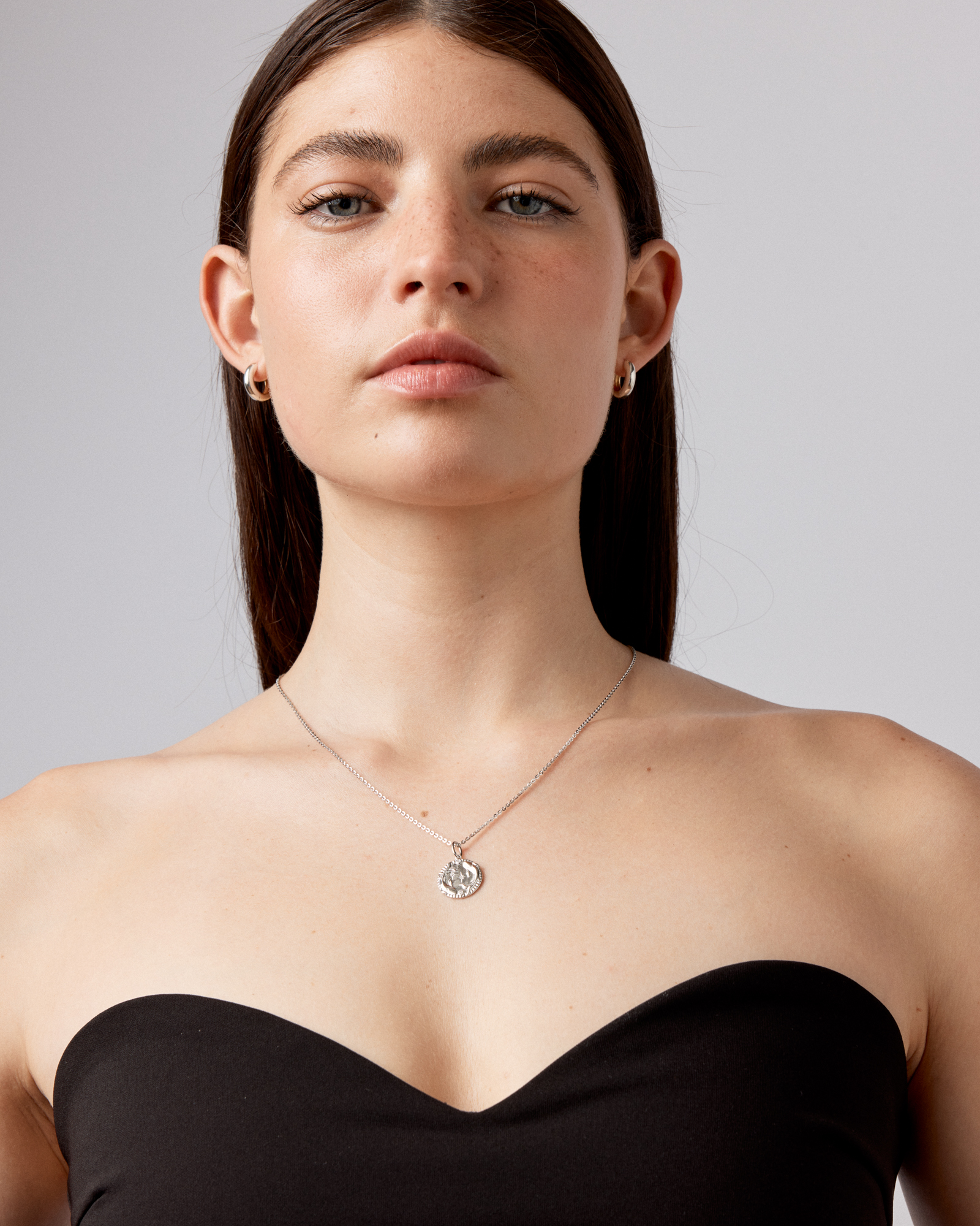 Diamond Accent Pisces Zodiac Pendant in Sterling Silver