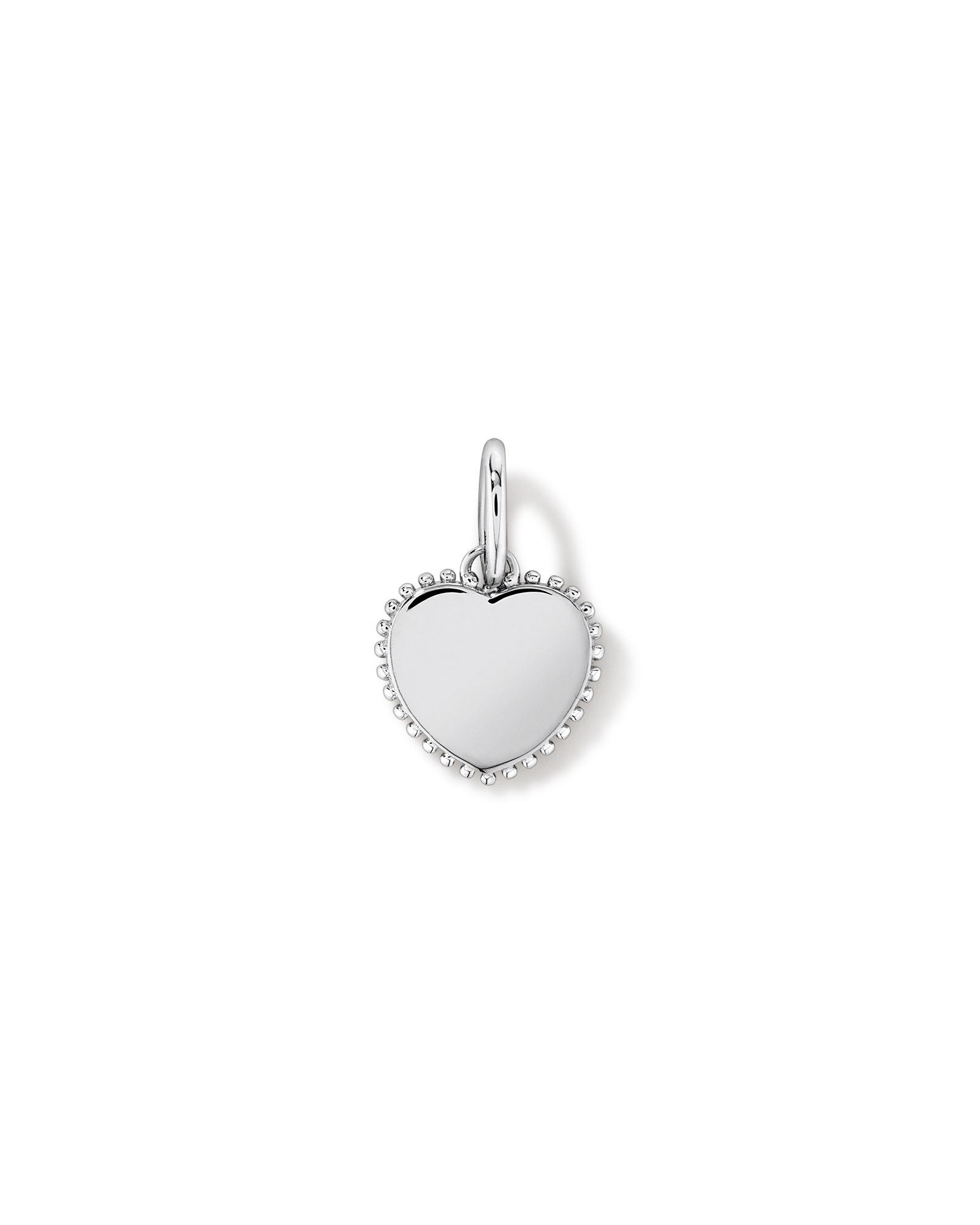 Mother of Pearl Love Heart Pendant in Sterling Silver