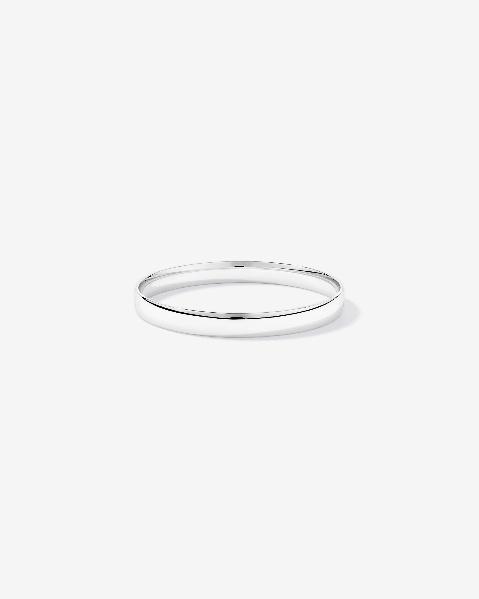 Jonc rond solide 65 mm (2,56") largeur 8 mm en argent sterling