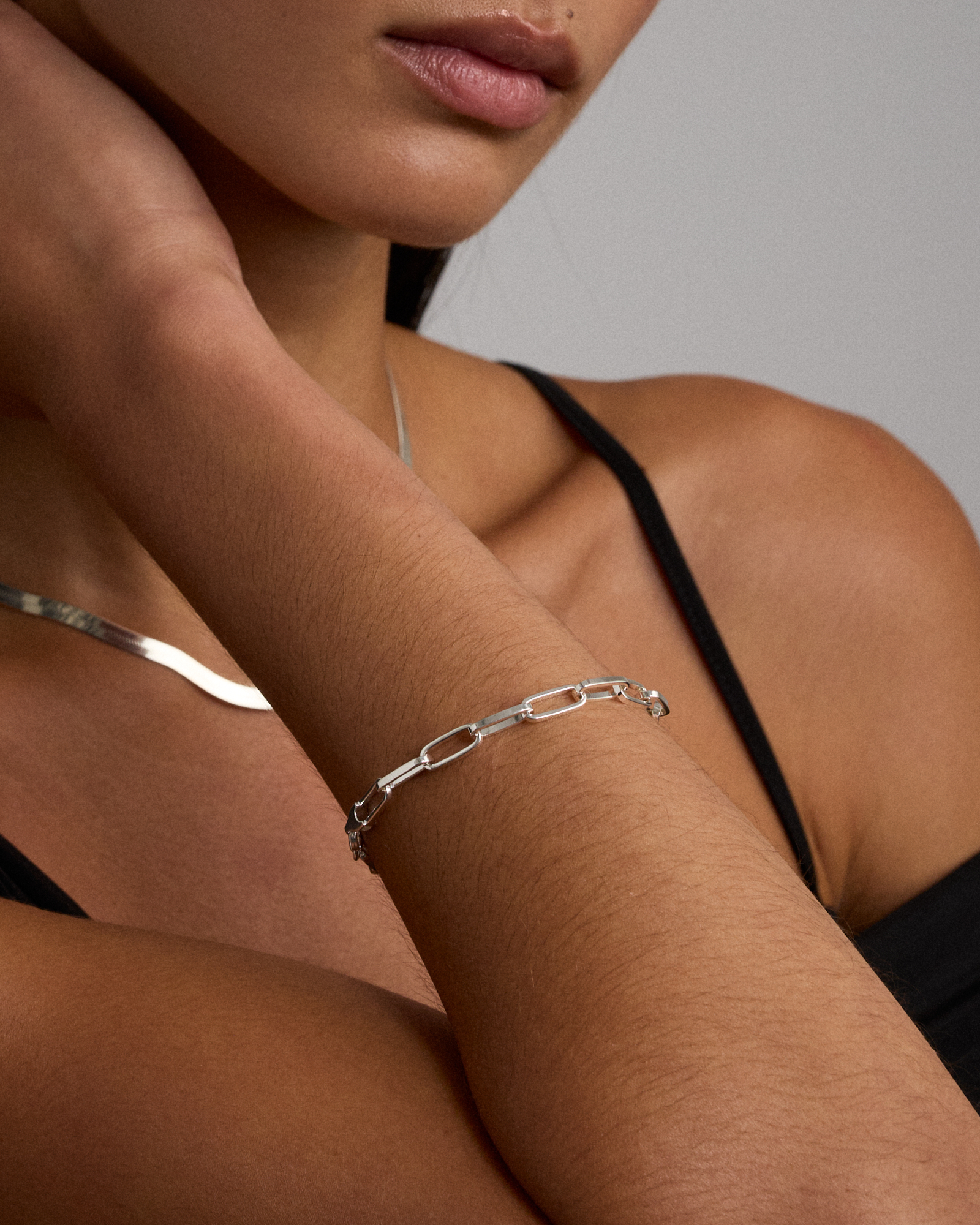 19cm (7.5") Paperclip Bracelet in Sterling Silver