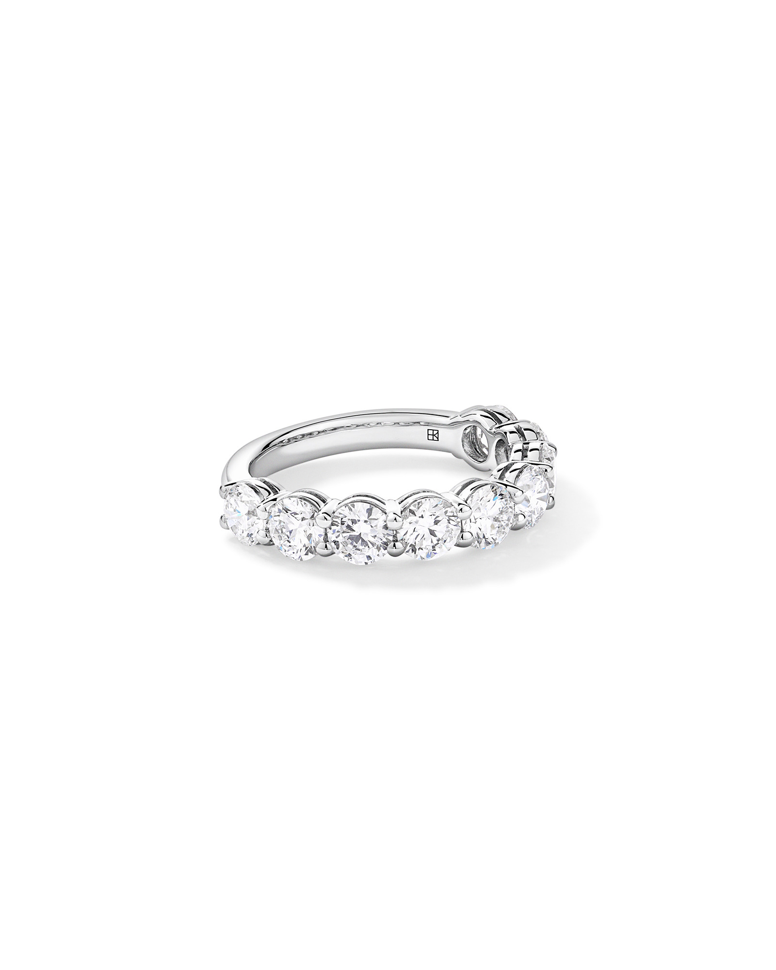 2.74TW Round Brilliant Laboratory-Grown Diamond Wedding Ring 14kt Gold