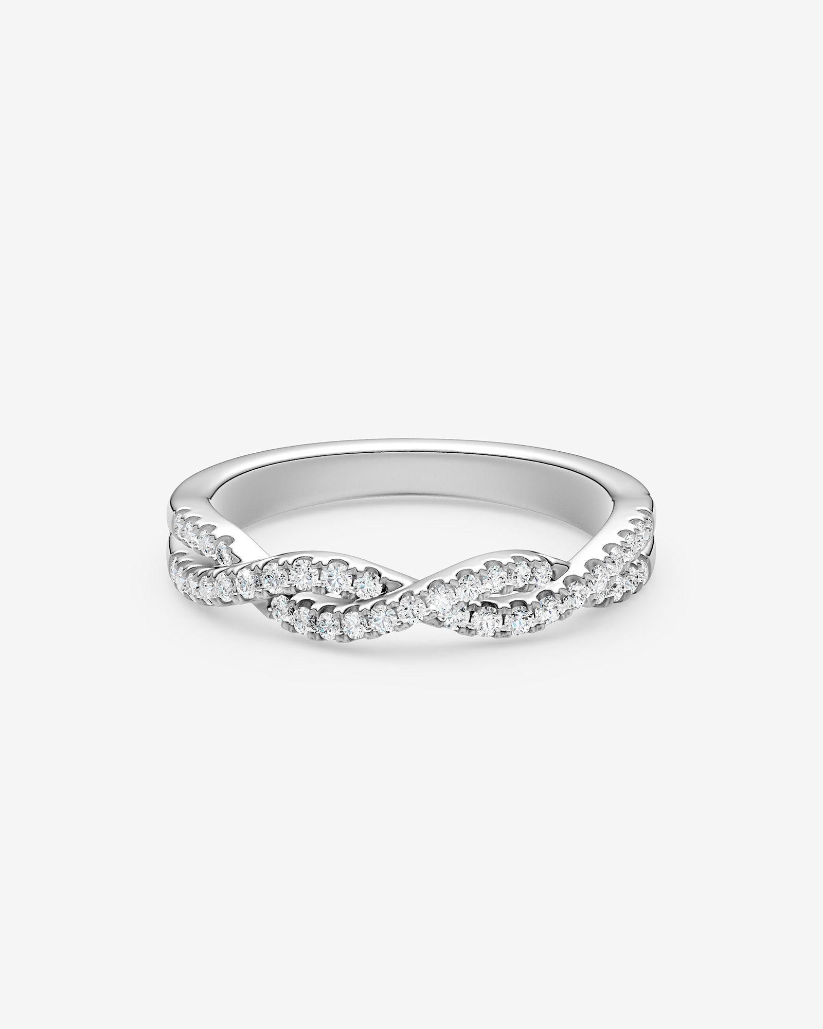 Bague de Mariage de Diamant de 0,20 Carat TW en Or Blanc 14kt