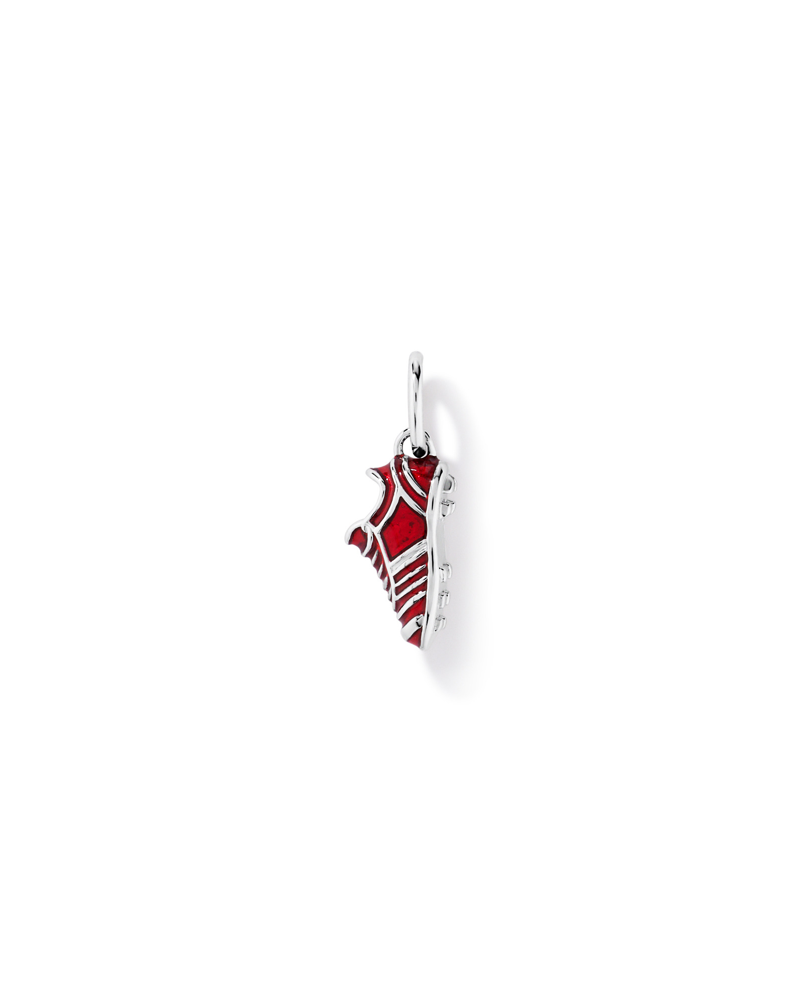 Pendentif de chaussure de football en argent sterling