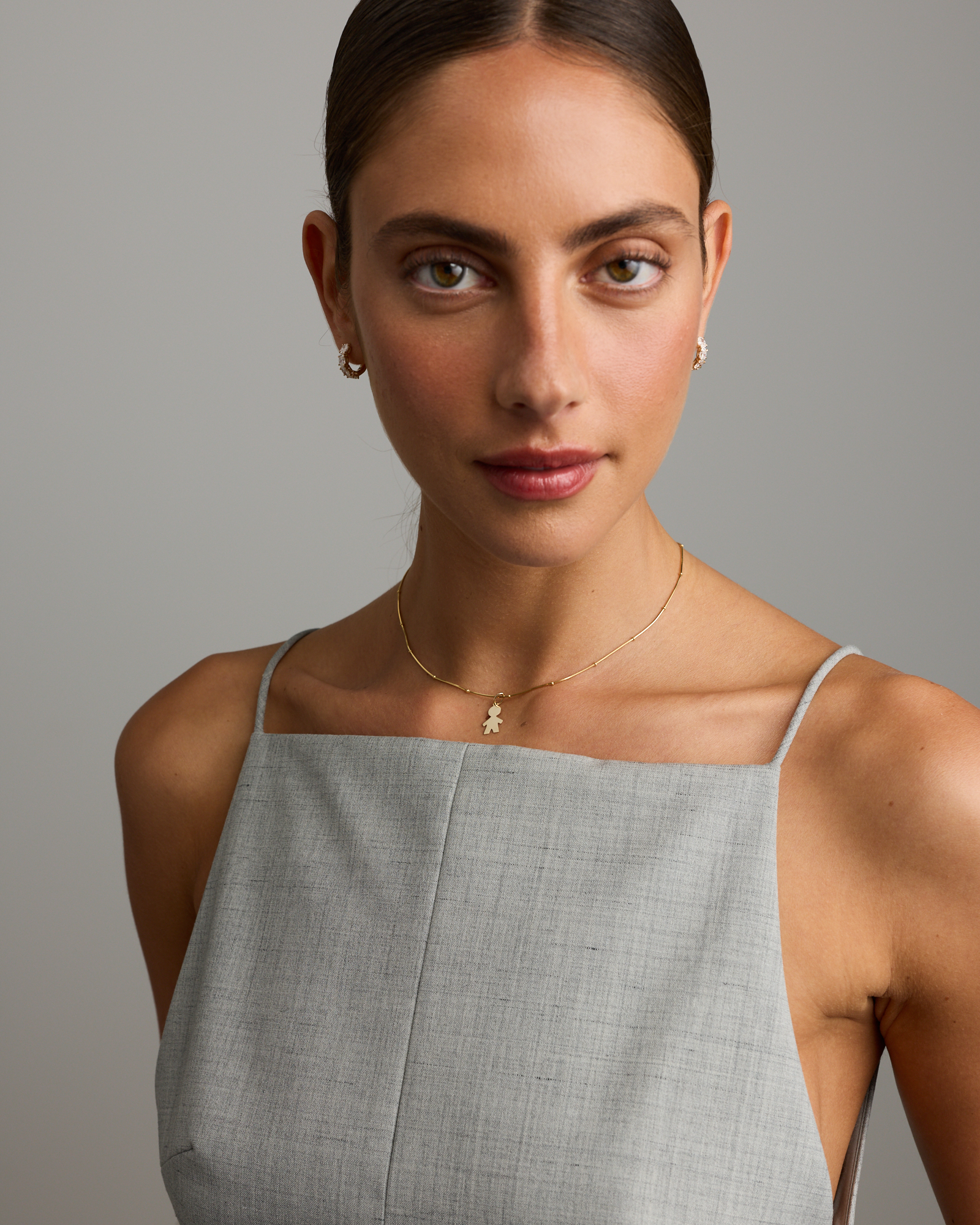 Boy Pendant in 10kt Yellow Gold