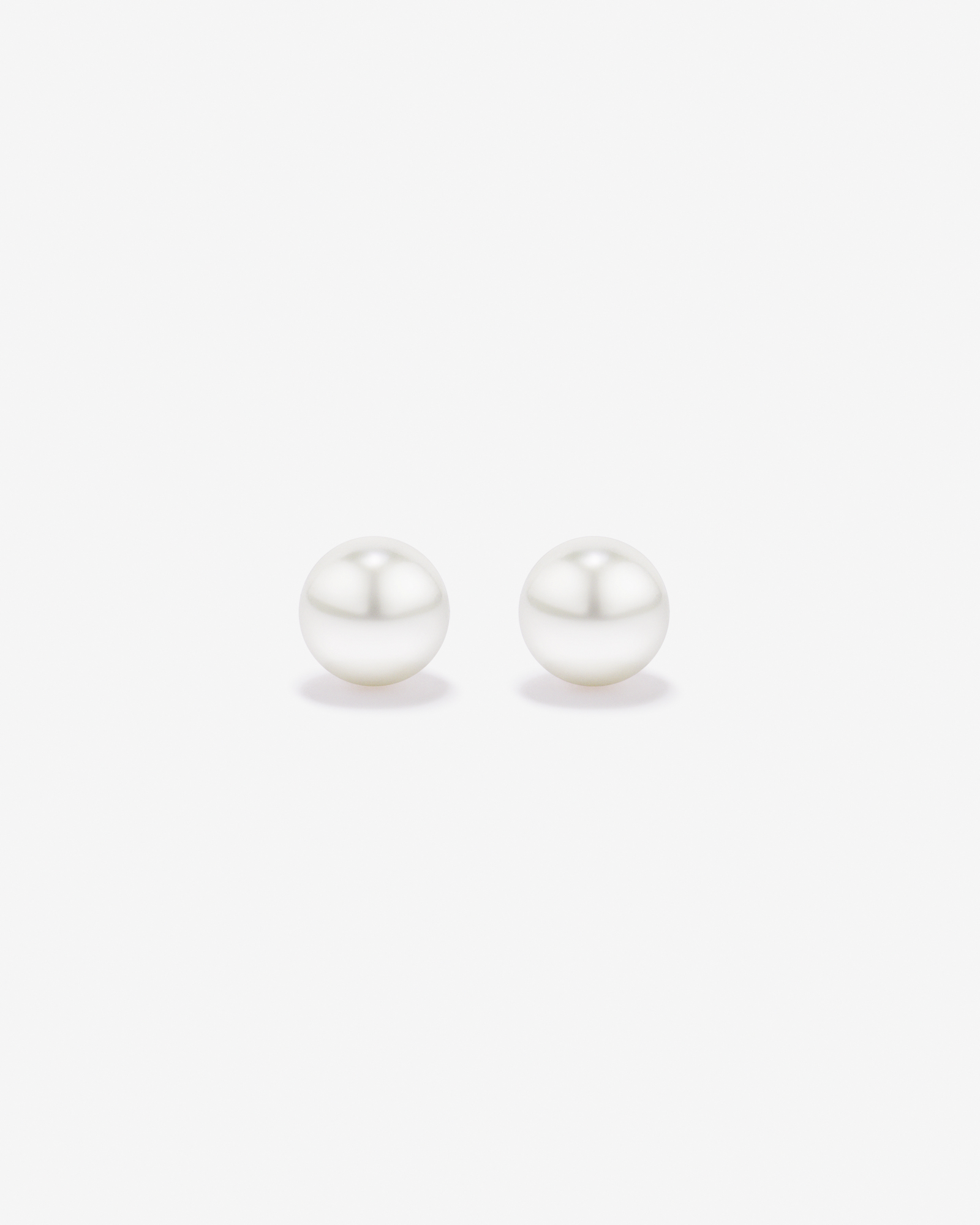 7–7.5mm Akoya Cultured South Sea Pearl Stud Earrings in 10kt Yellow Gold