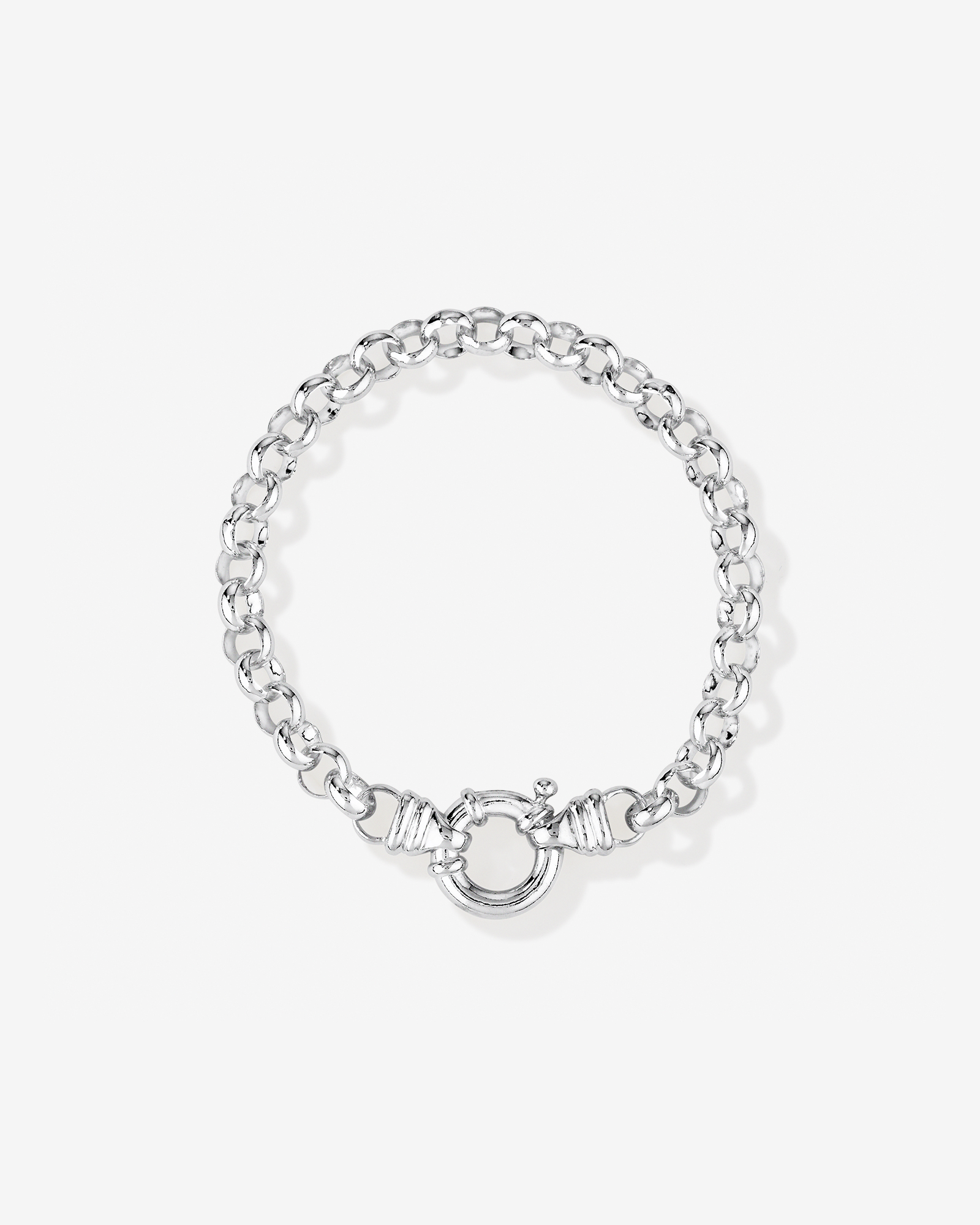 Bracelet belcher en argent sterling de 19 cm