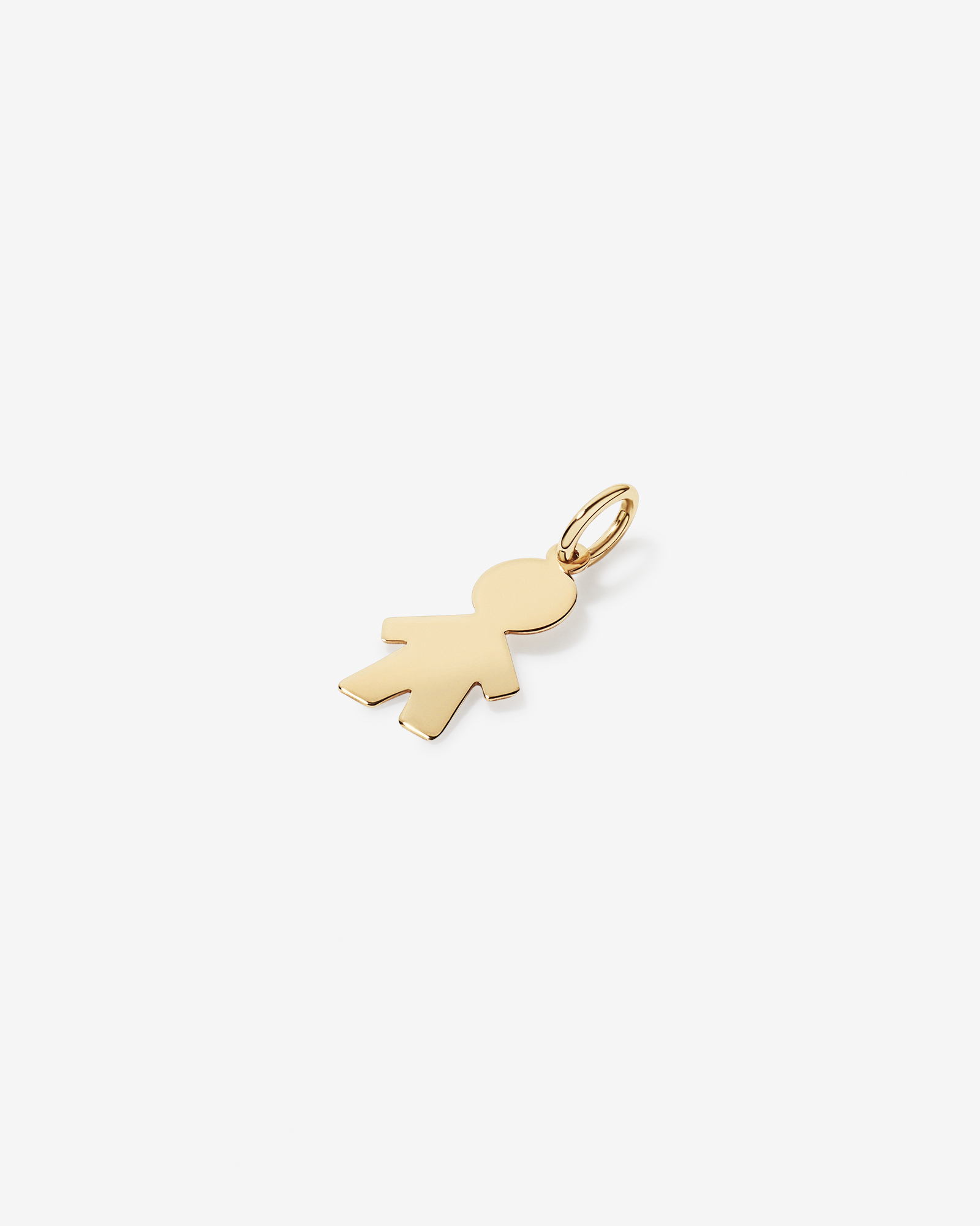 Boy Pendant in 10kt Yellow Gold
