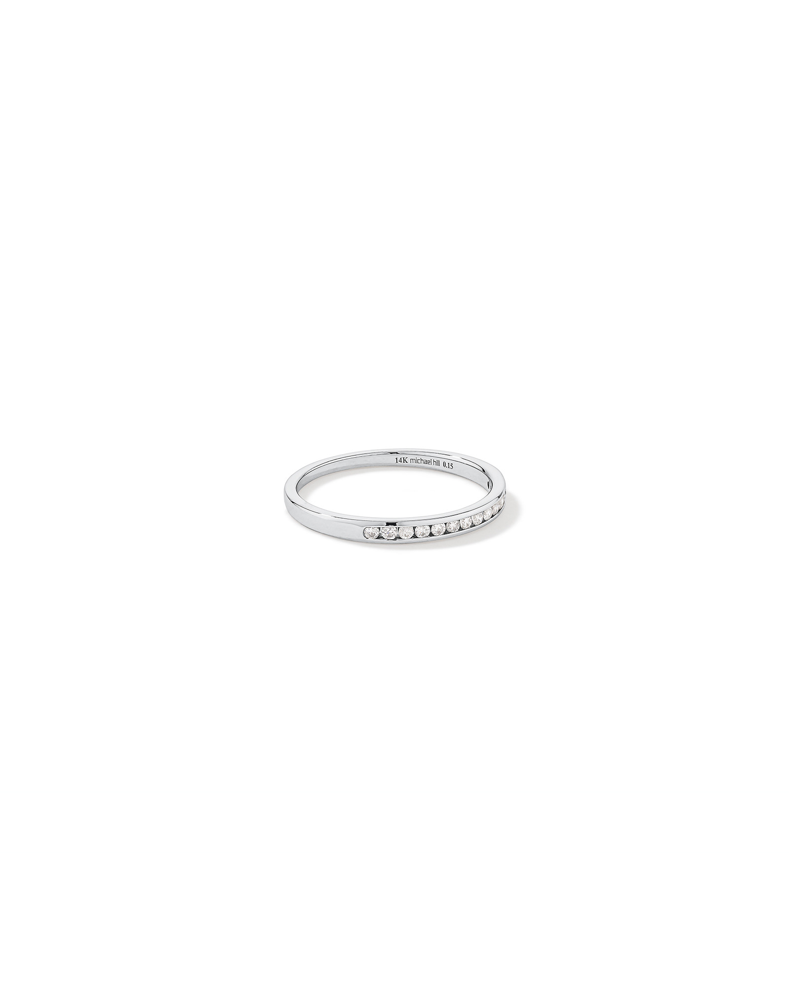 Carat TW Channel Set Diamond Wedding Ring in 14kt Gold