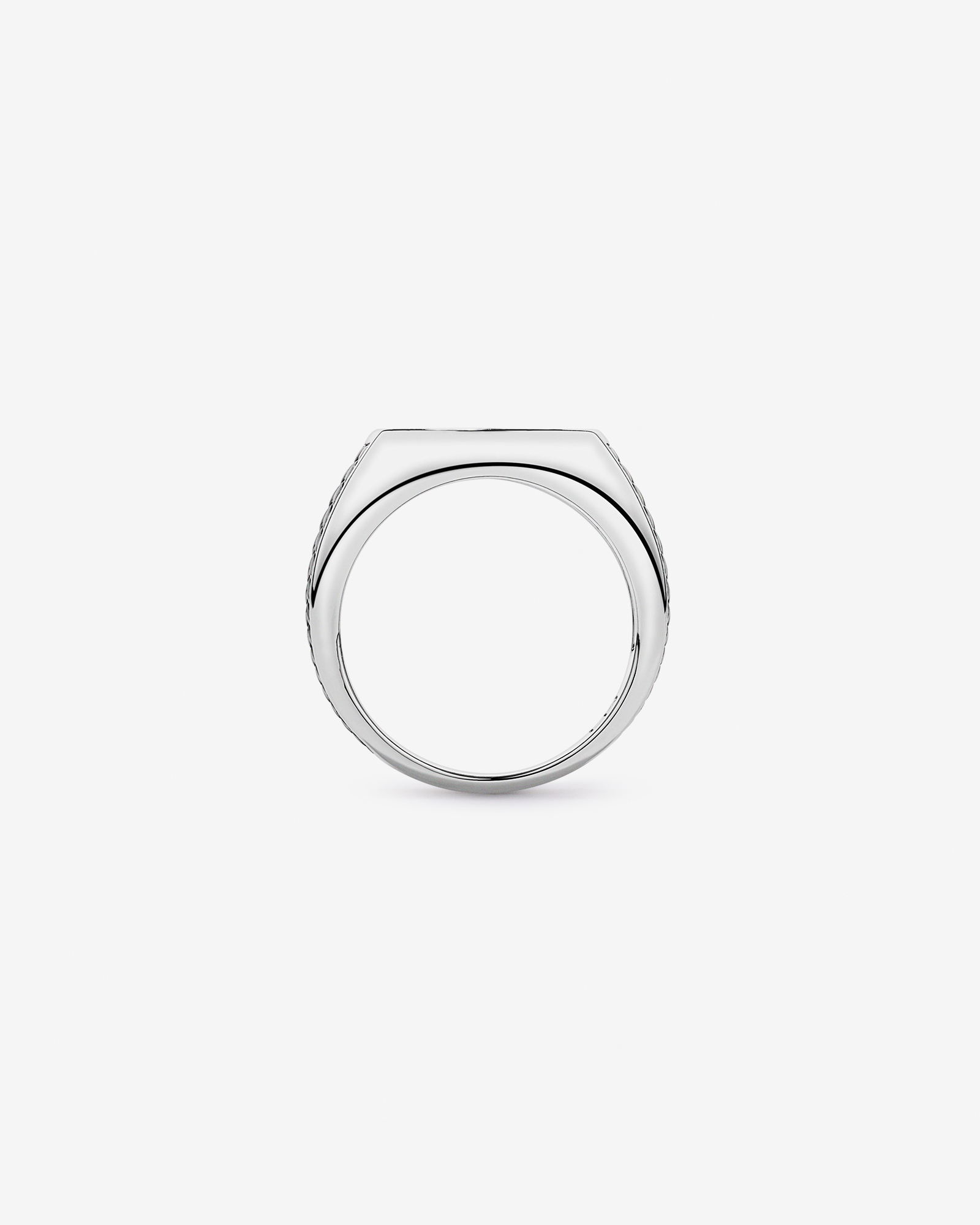 Turquoise Signet Ring in Sterling Silver