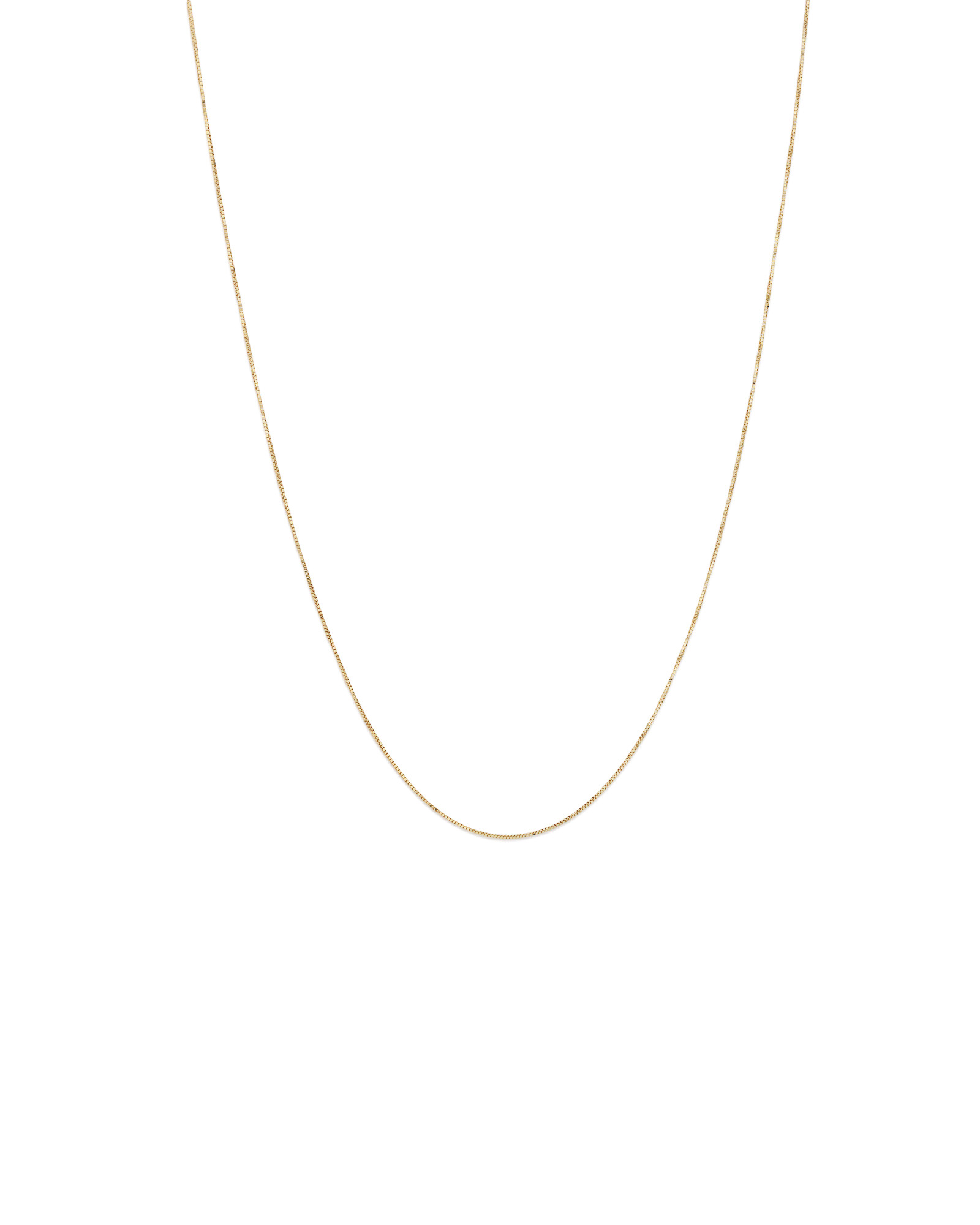 Chaîne à maille vénitienne de 45 cm en or jaune 10 K