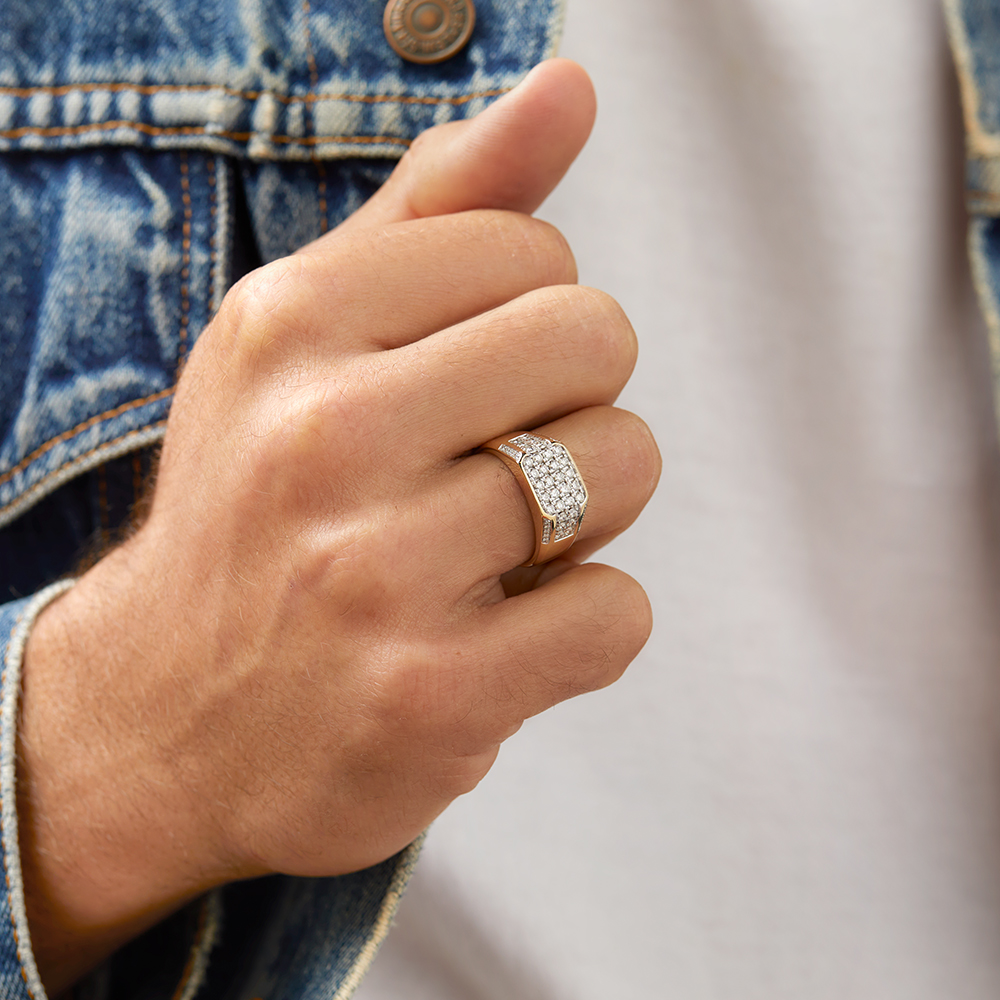 michael hill mens gold rings
