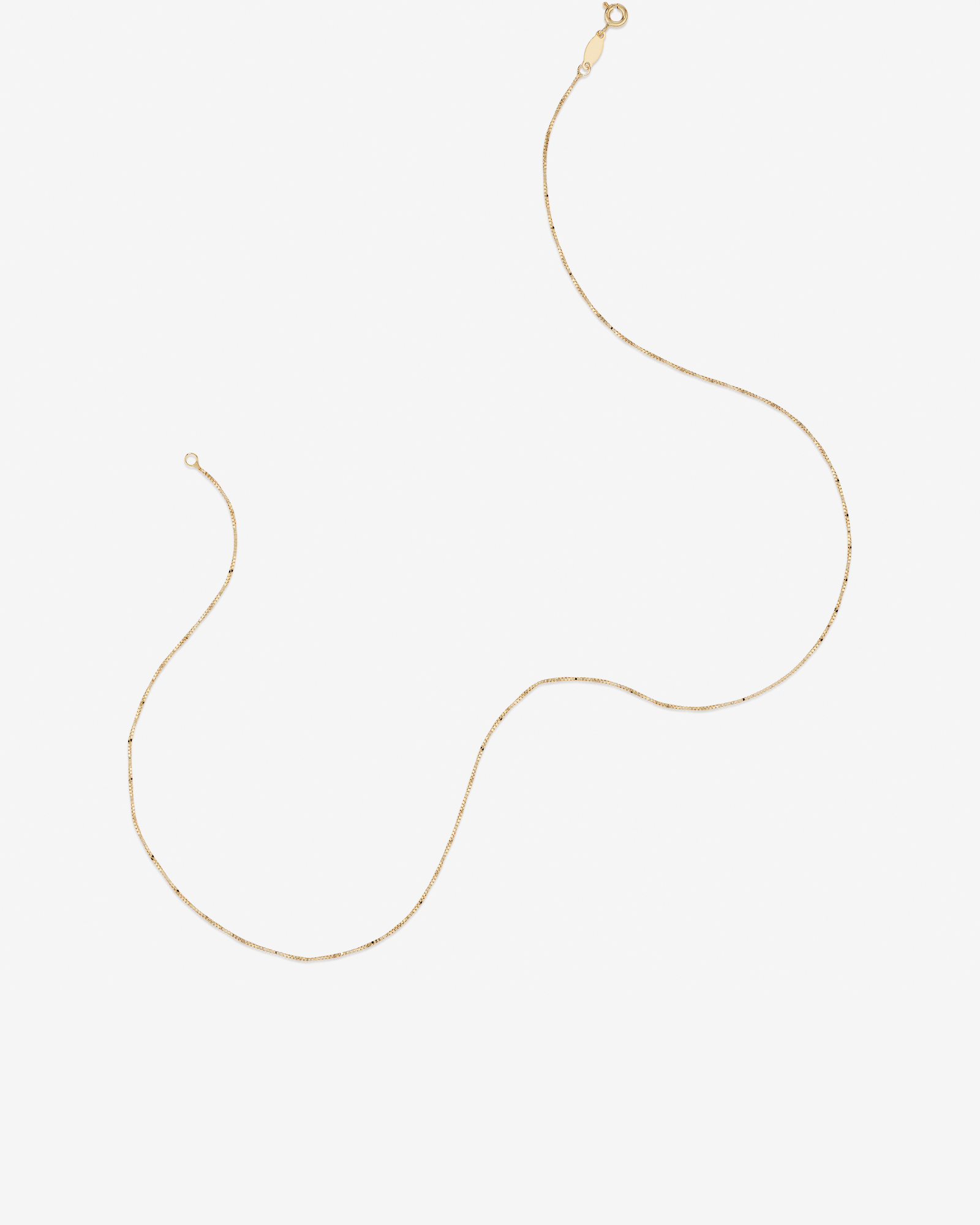 Chaîne à maille vénitienne de 45 cm en or jaune 10 K