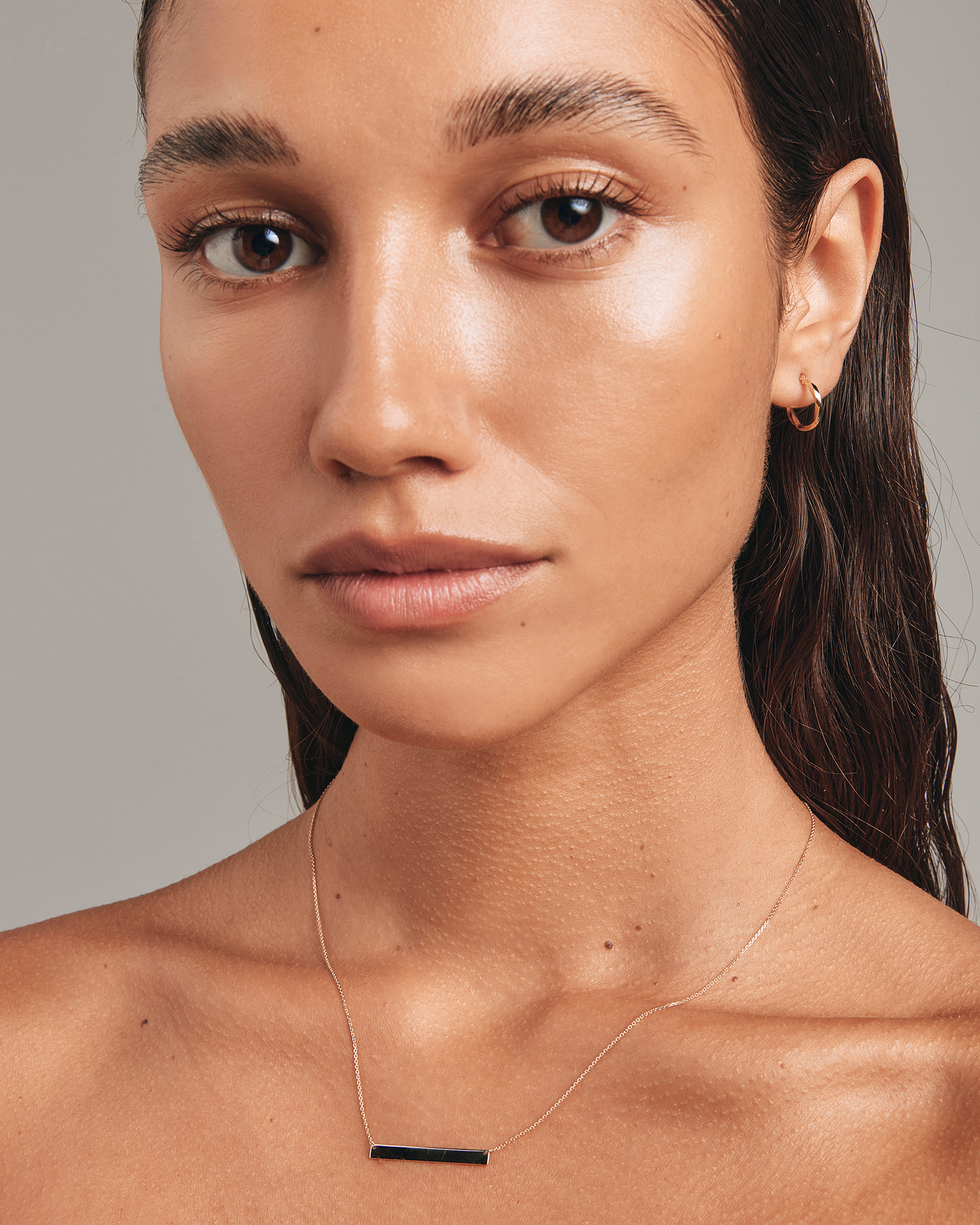 Anneaux carrés torsadés or jaune 10 K