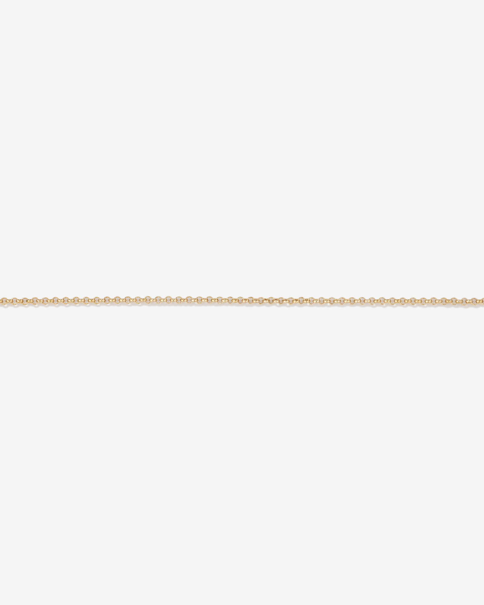 Bracelet belcher creux de 17 cm en or jaune 10 K