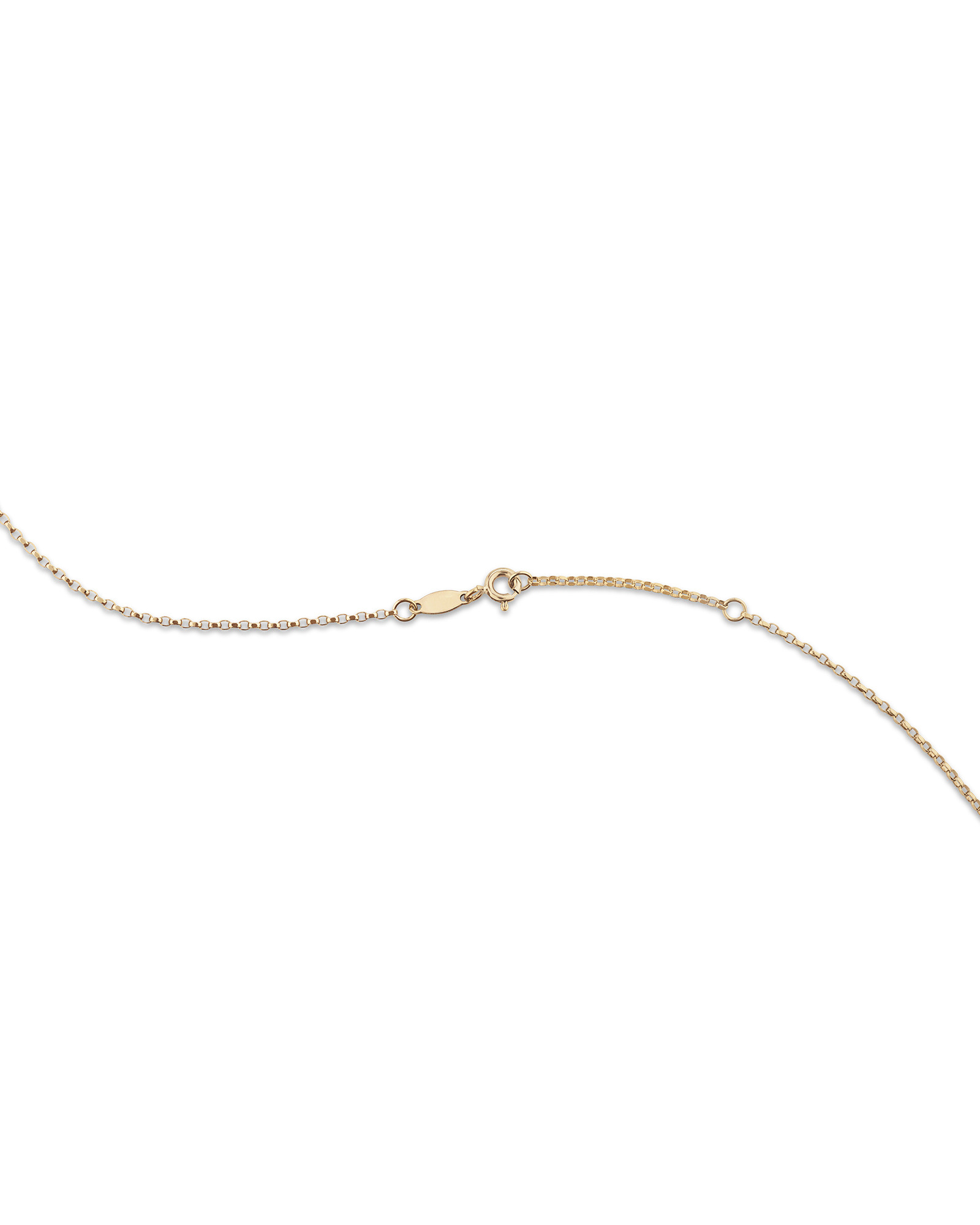 Chaîne belcher de cm en or jaune 18 K avec diamants, largeur de 1 à 1,5 mm