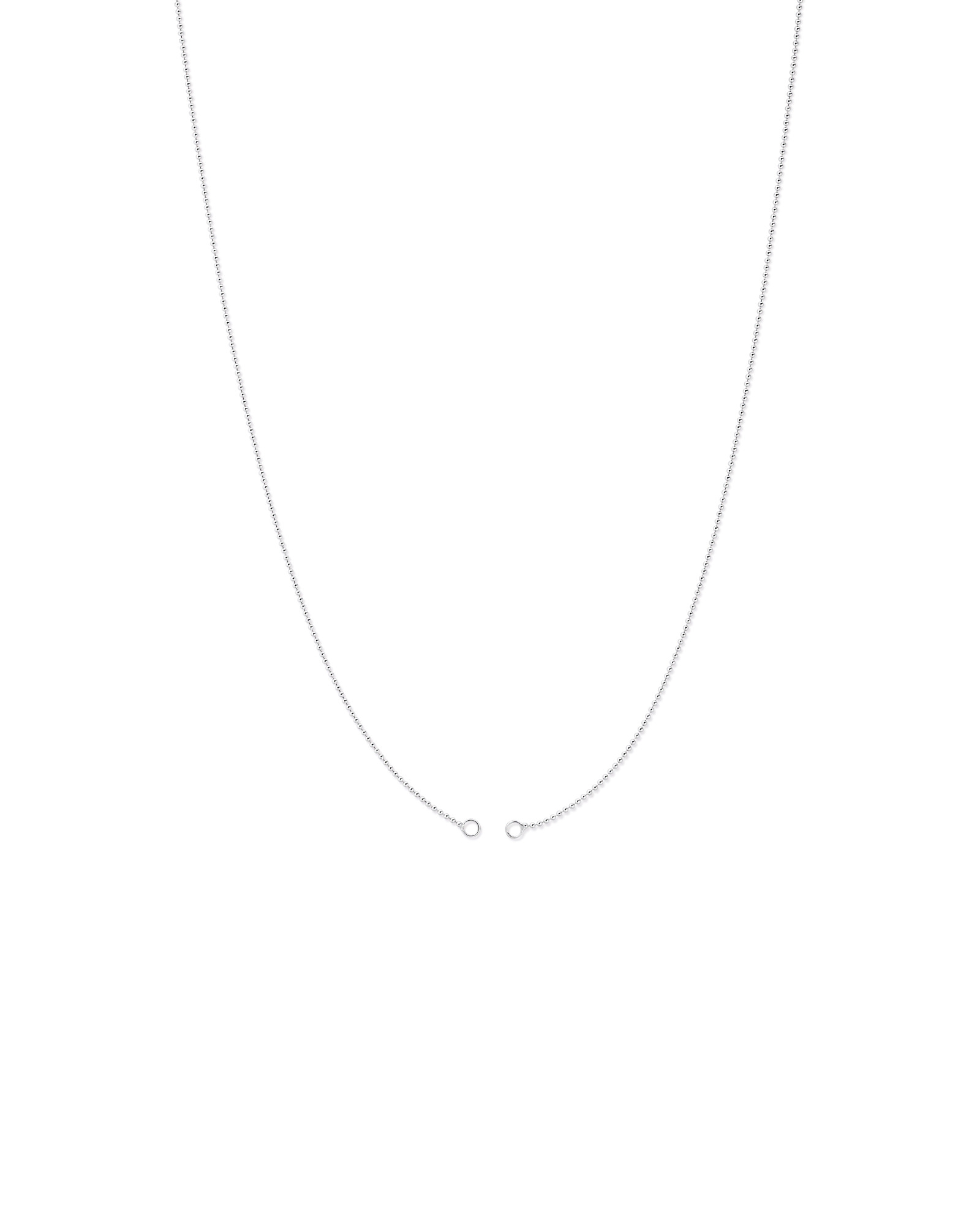 Chaîne micro boule ouverte de 50 cm (20") en argent sterling