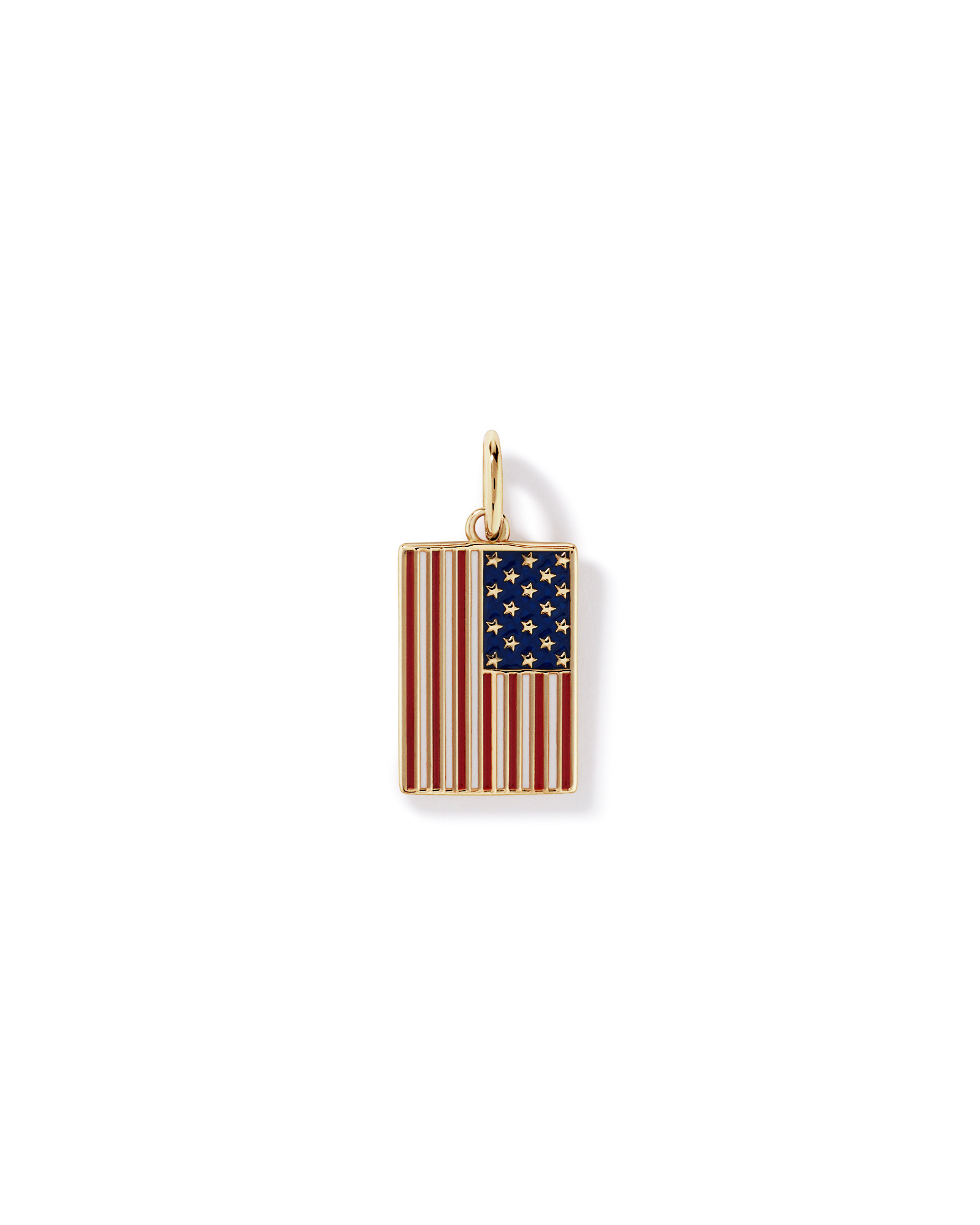 Pendentif du drapeau américain en Vermeil 18Kt