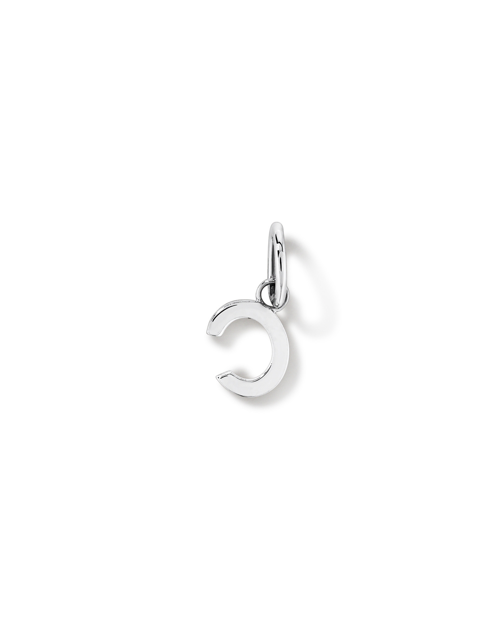 Pendentif initiale lettre C en argent sterling