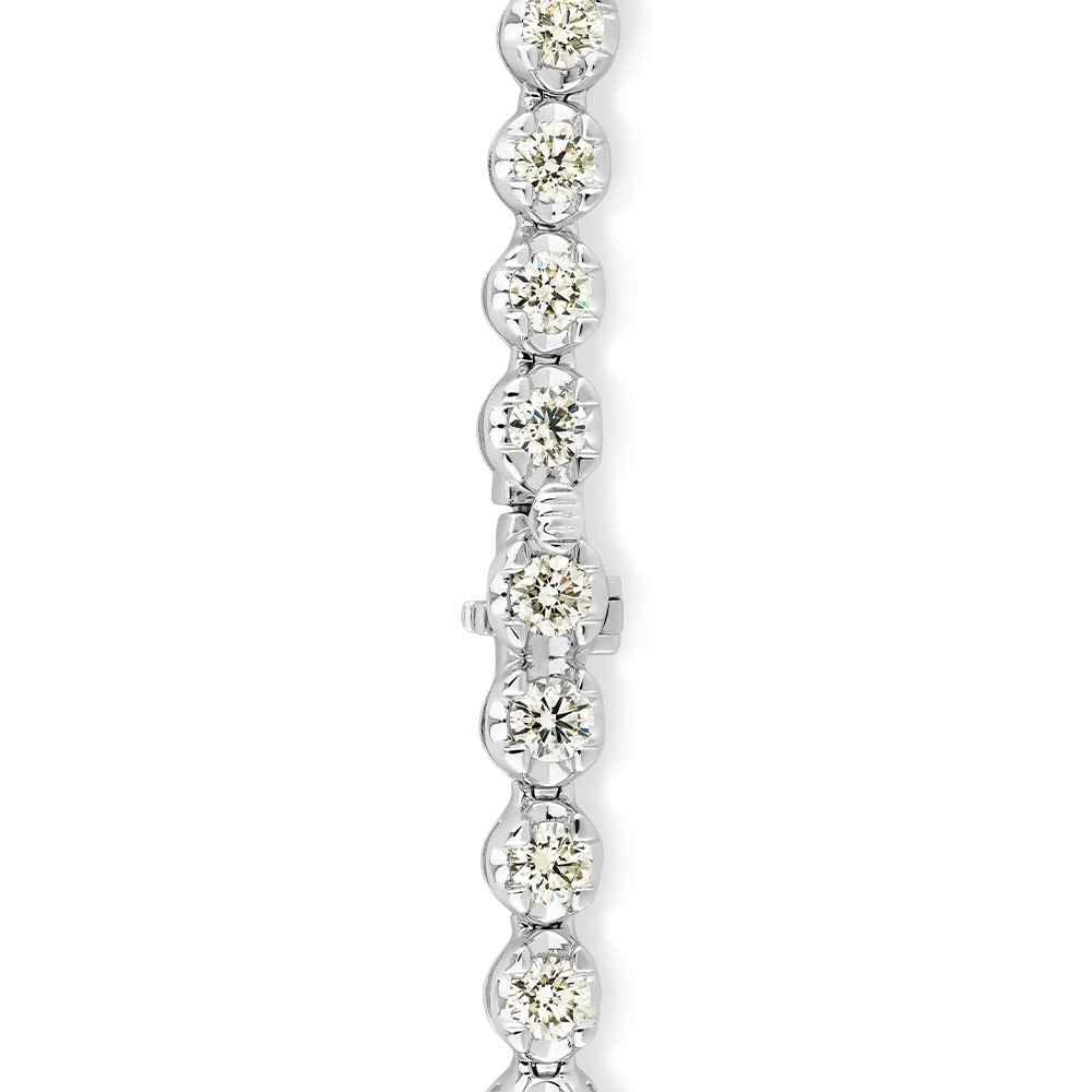 6.00 Carat TW Diamond Tennis Bracelet in 14kt White Gold