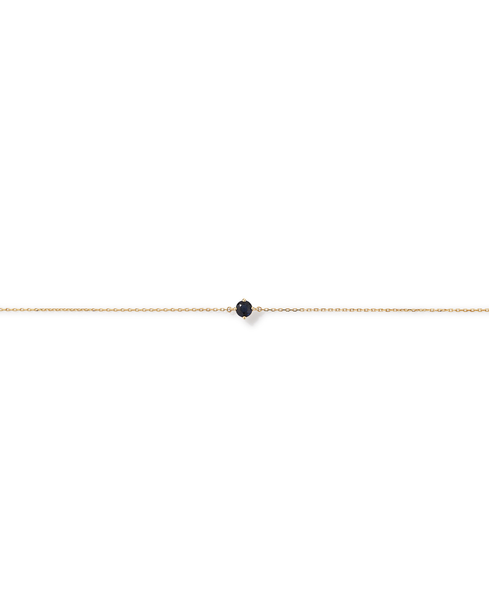Bracelet with Sapphire in 10kt Yellow Gold