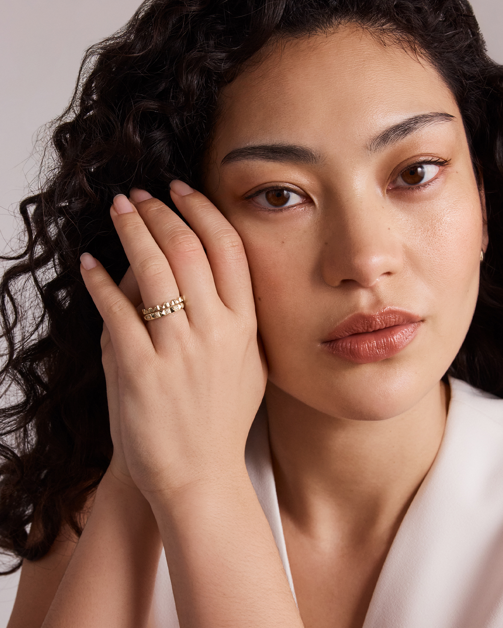 Signature Connect Linear Diamond Ring in 10kt Yellow Gold