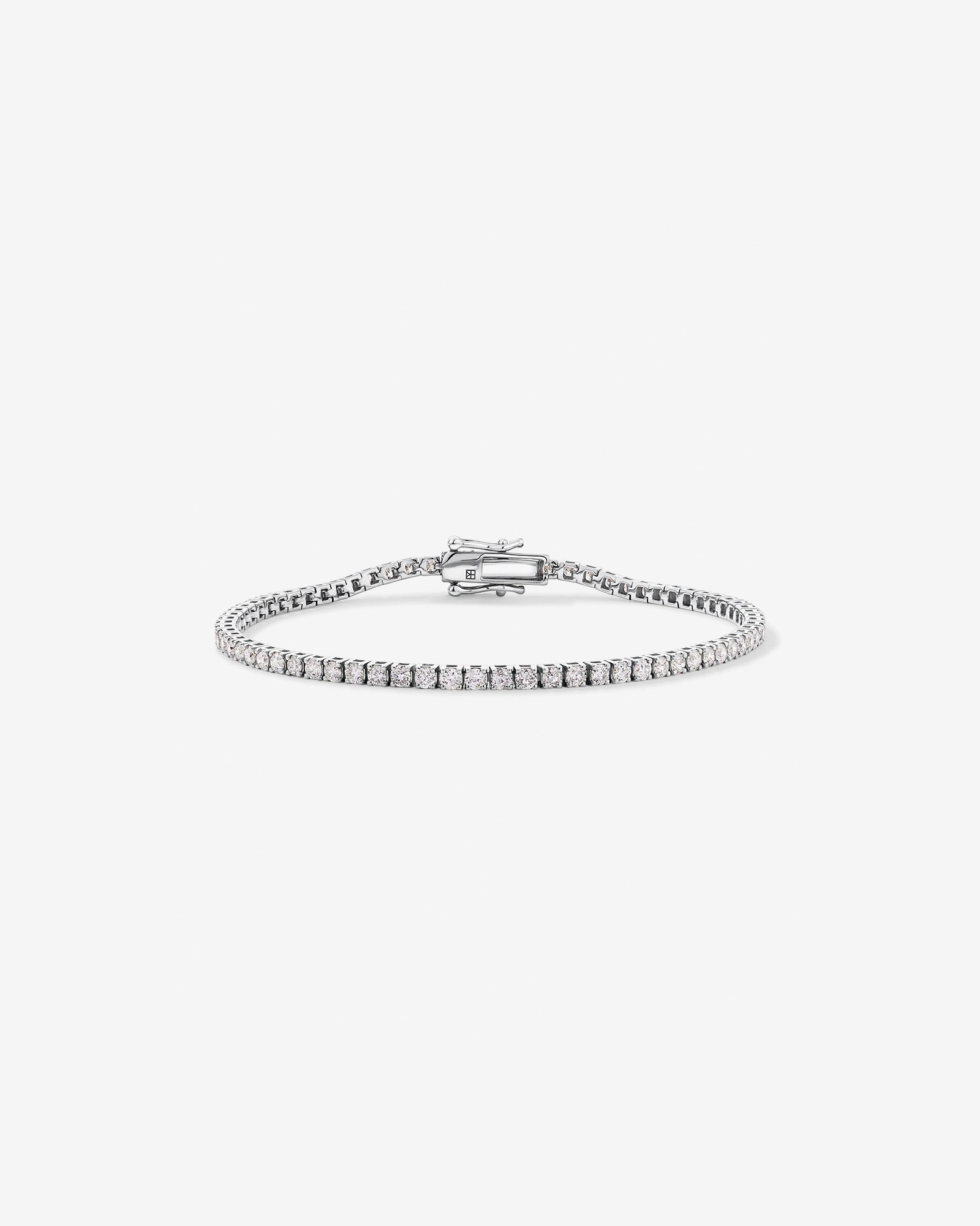 Bracelet de Tennis de 3,00 Carat TW en Diamant en Or Blanc 10kt