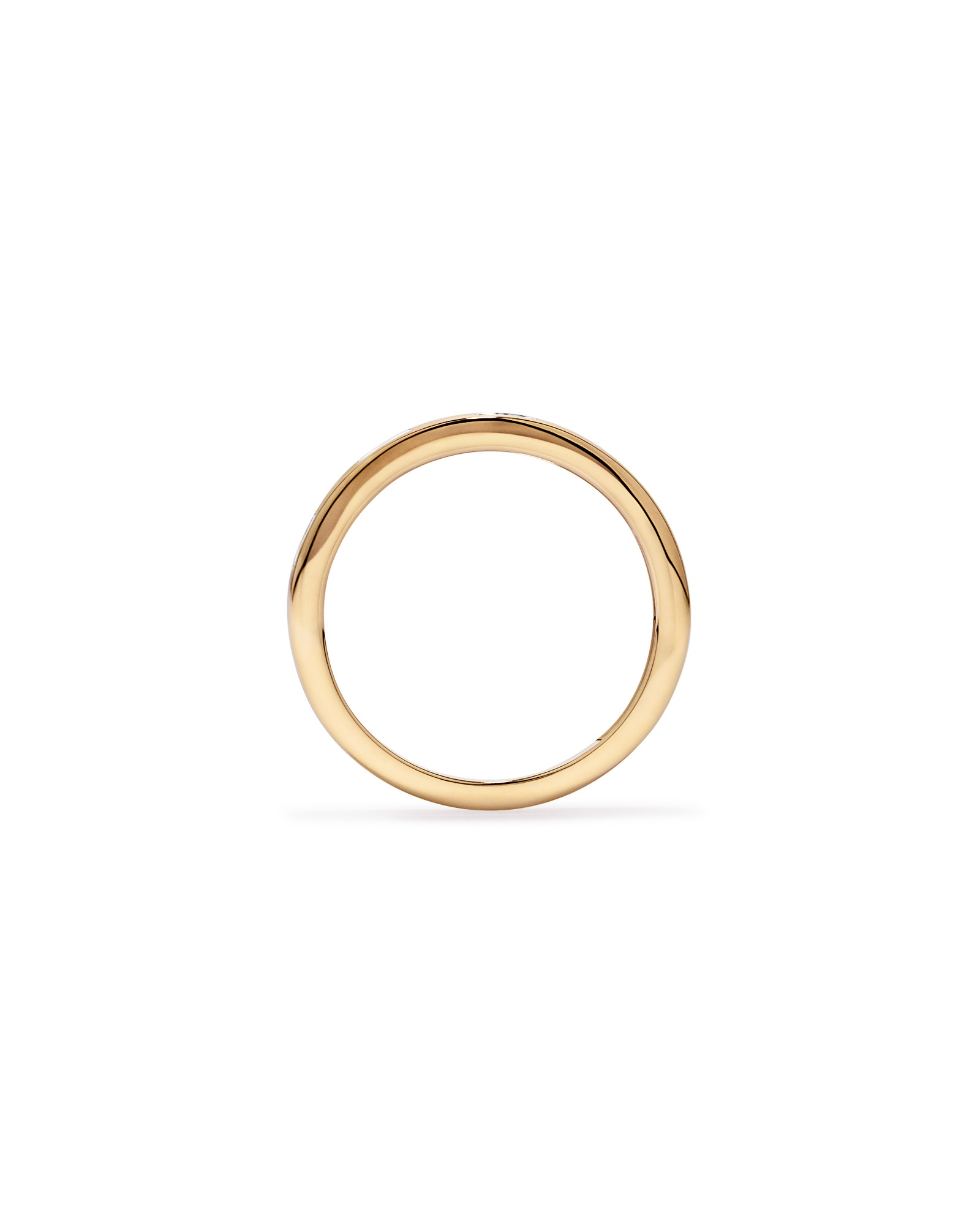 0.22TW Baguette Laboratory-Grown Diamond Wedding Band in 14kt Yellow Gold