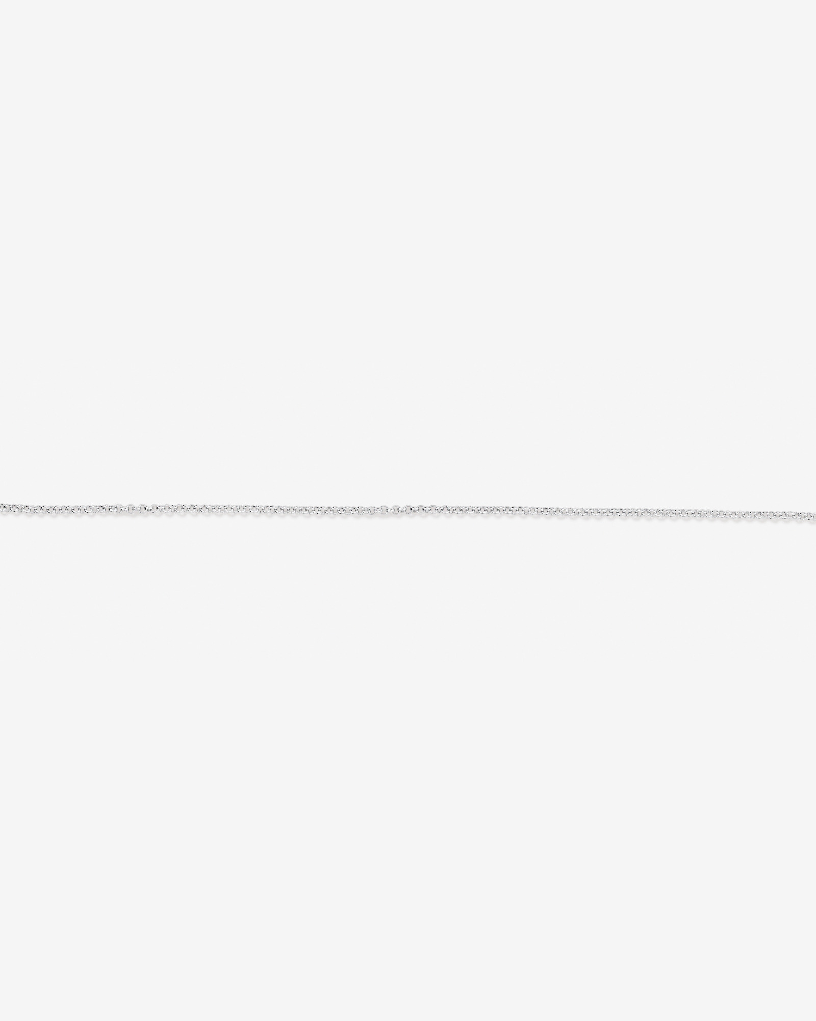 26cm (10.2") 1mm Width Belcher Chain Anklet in Sterling Silver