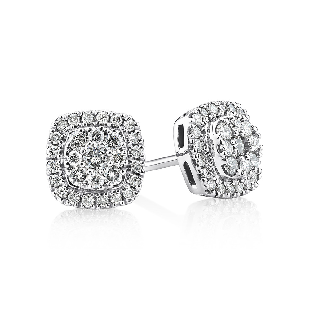 diamond stuf earrings
