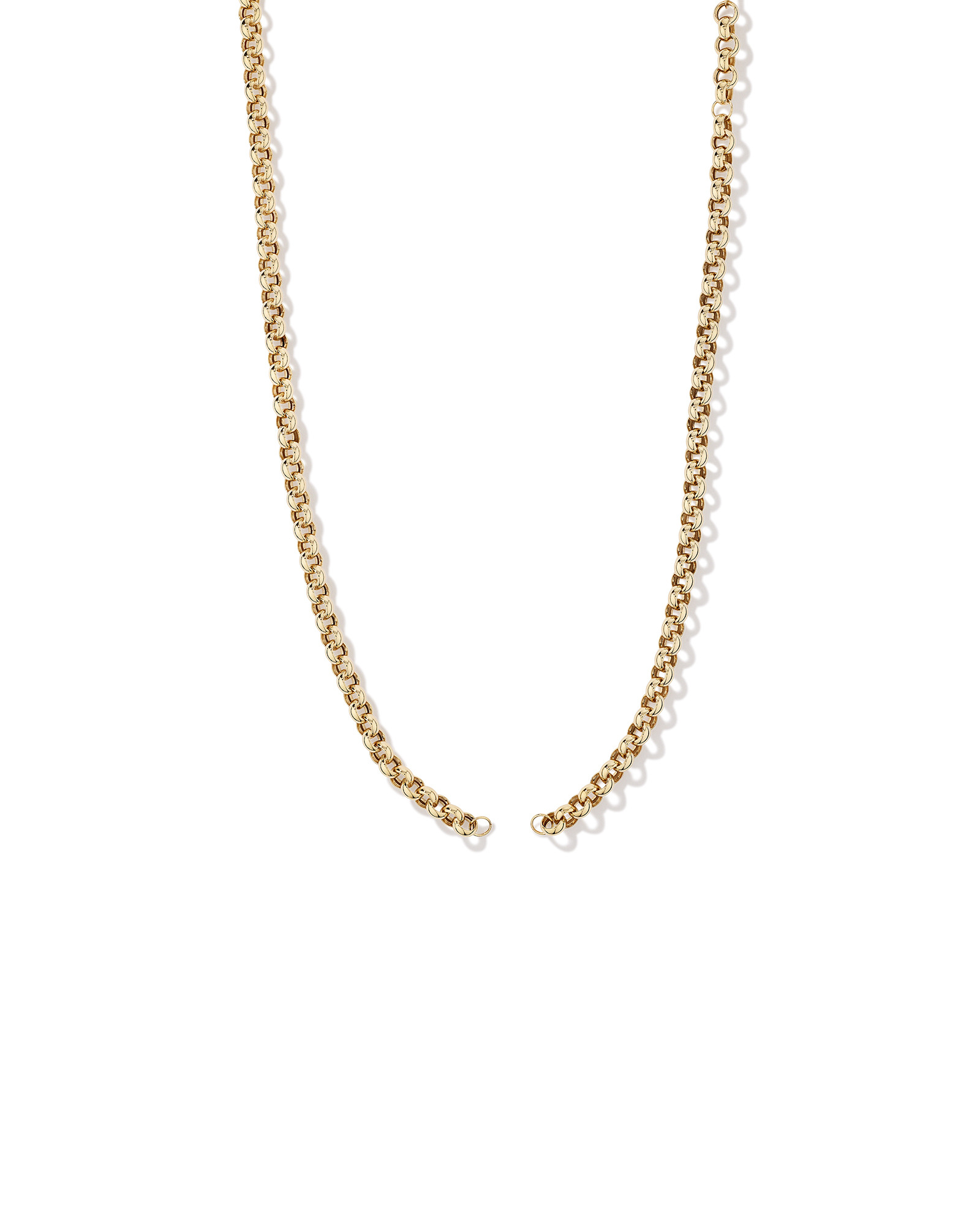 60cm (24") Large Belcher Open Pendant Chain in 10kt Yellow Gold