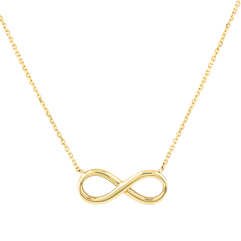 Best Friend Necklace Love Necklace Gold Infinity Necklace 14 k Gold Infinity Necklace Girlfriend Necklace Infinity Jewelry